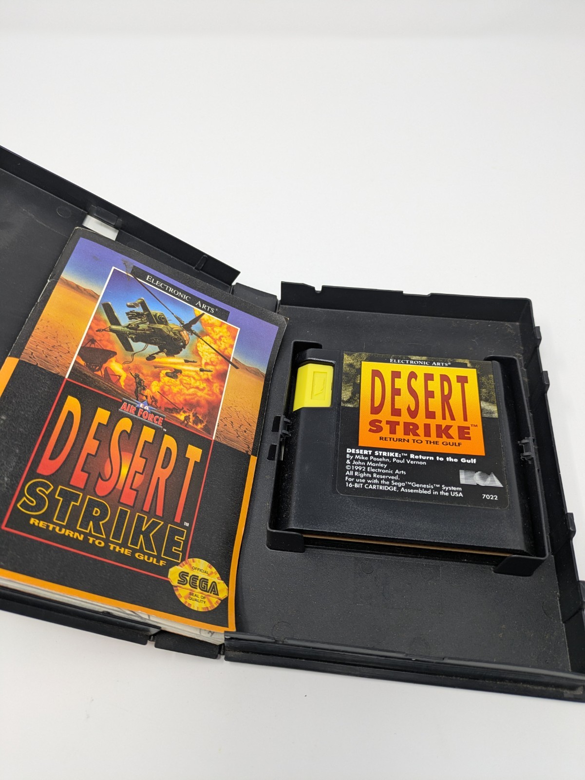 CIB Clean! EA Air Force Desert Strike (Sega Genesis, 1992) TESTED & WORKING