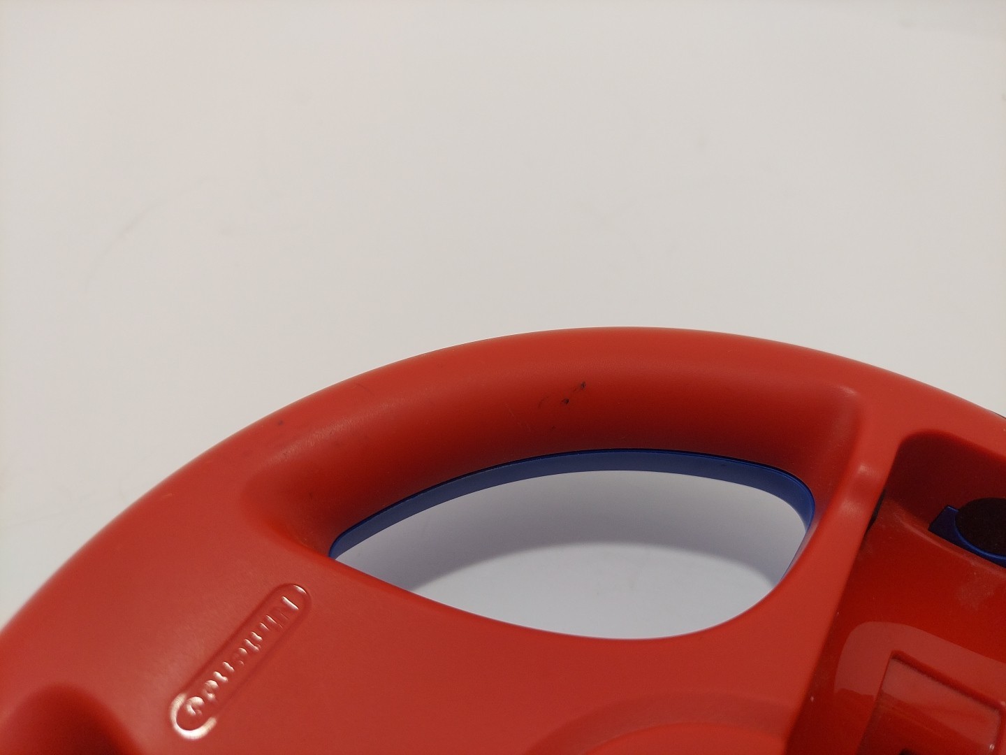 OEM Nintendo Wii Steering Wheel Mario Kart Red Blue Remote Racing Wheel RVL-024
