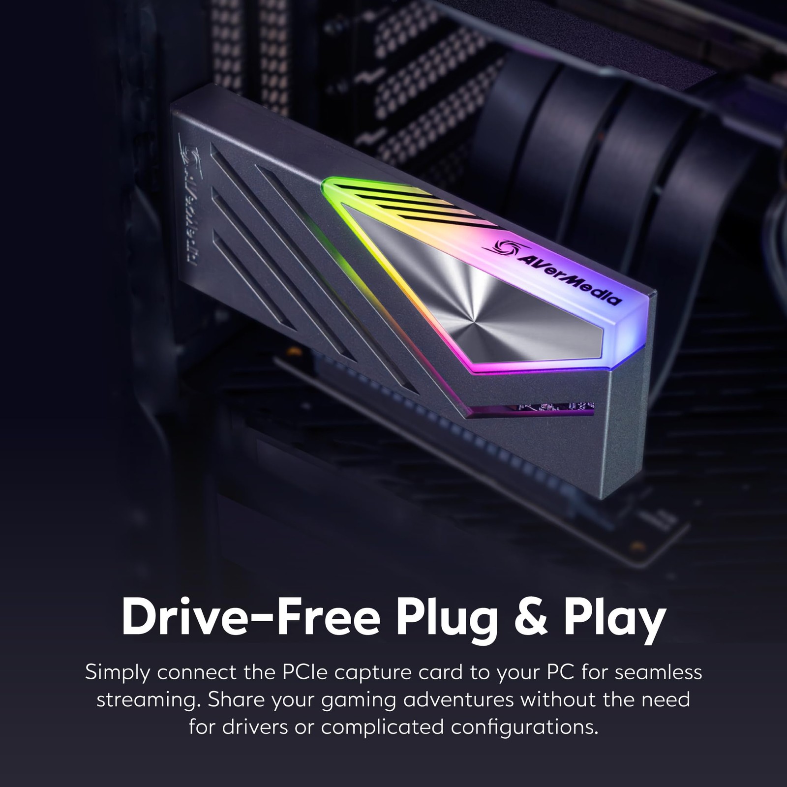 AVerMedia HDMI 2.1 Internal PCIe Capture Card – GC575, Multicolor