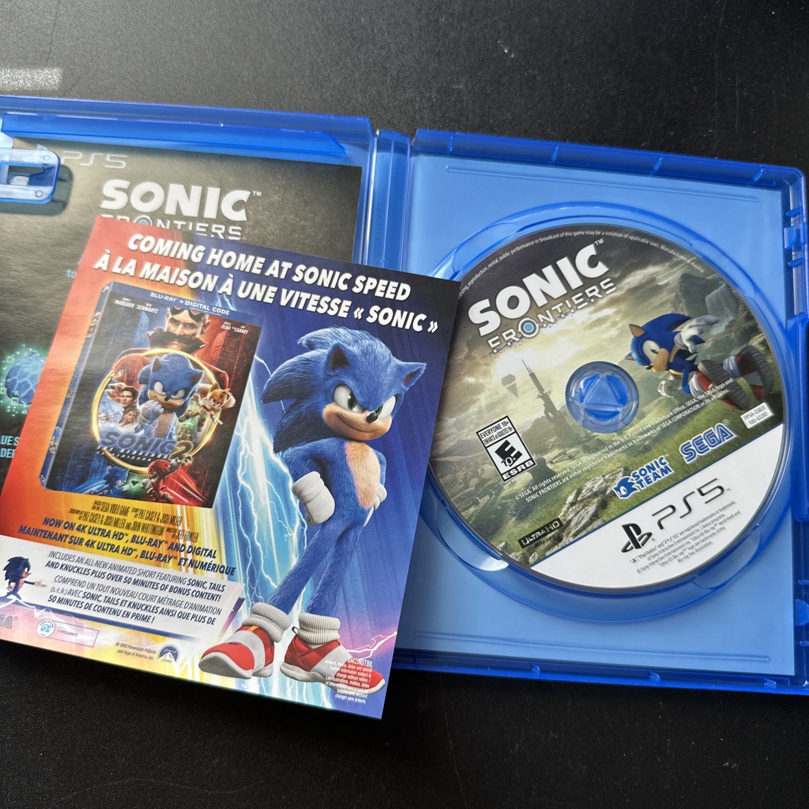 Sonic Frontiers CIB USA Sony PlayStation 5 Ps5 Tested Working Sega