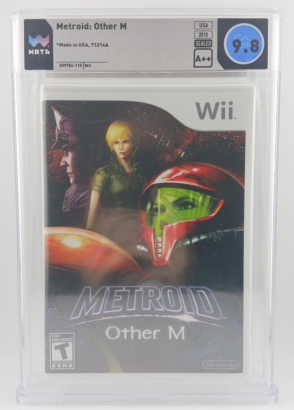 WATA 9.8 Metroid: Other M Nintendo (2010) Game Wii
