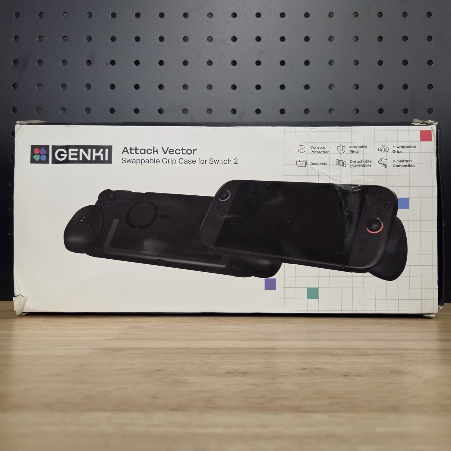 Genki Attack Vector Swappable Grip Case for Switch 2
