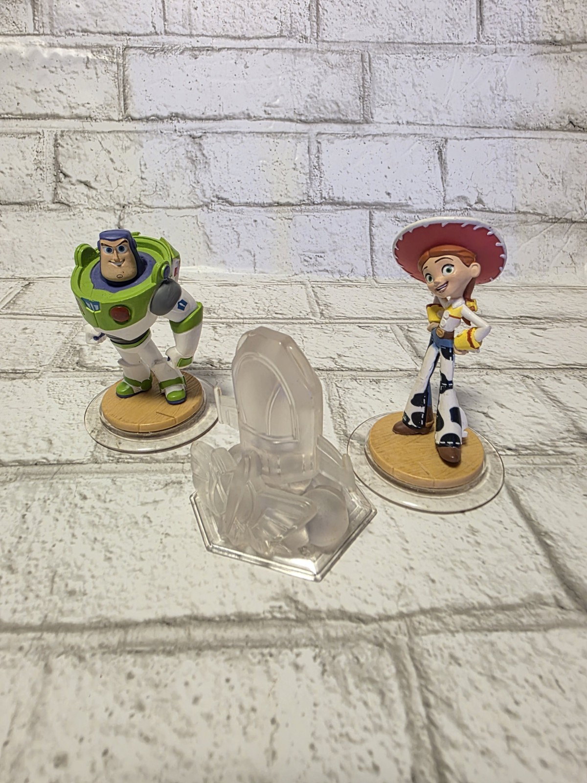 Disney Infinity Toy Story Playset Lot of 2- Jessie and Buzz Lightyear