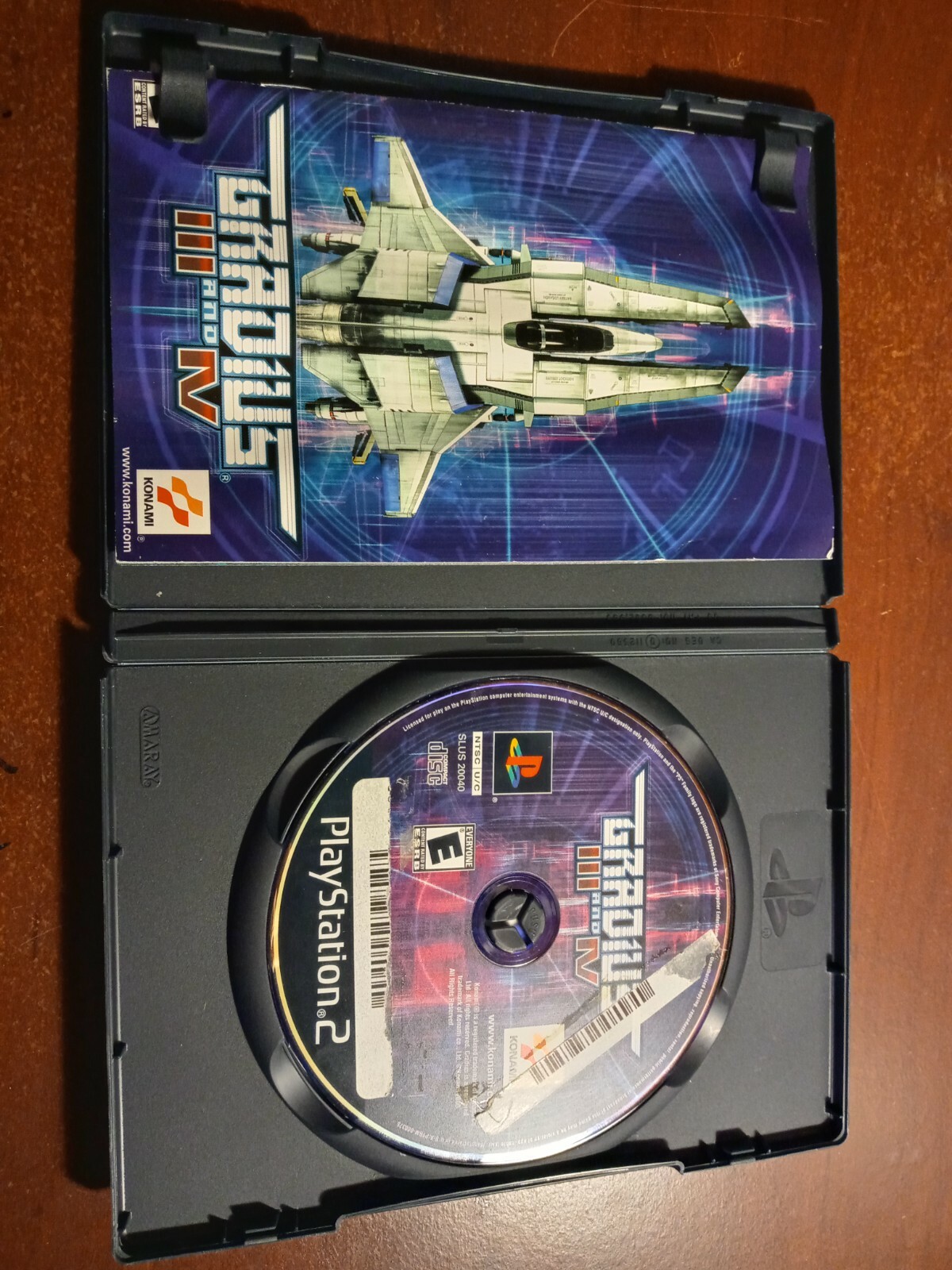 Gradius III and IV, complete w/manual (Sony PlayStation 2, 2000)