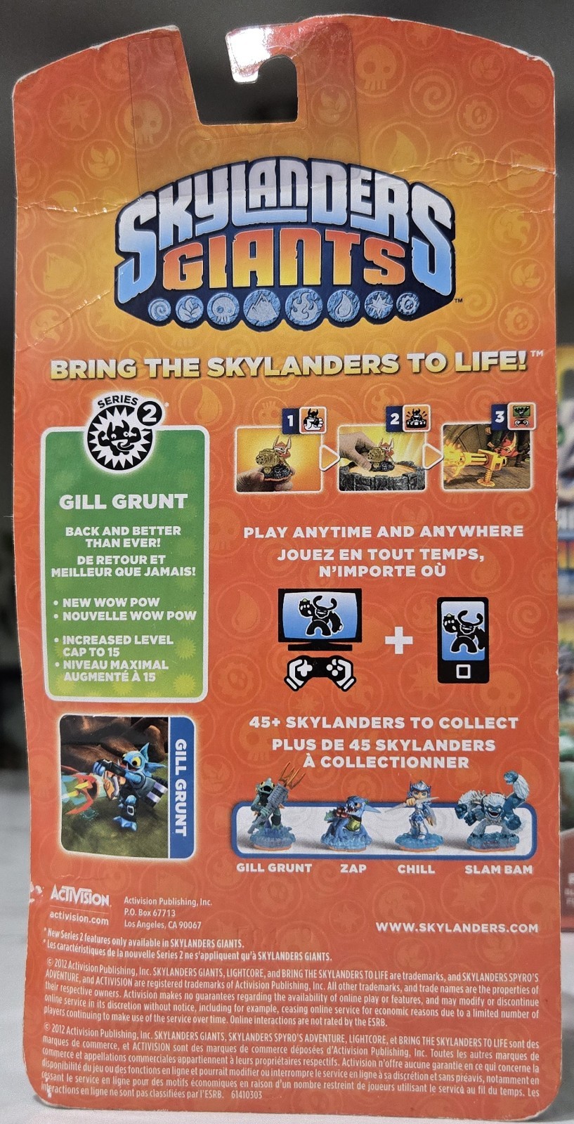 Skylanders Giants Gill Grunt Special Edition Character Figure 2012