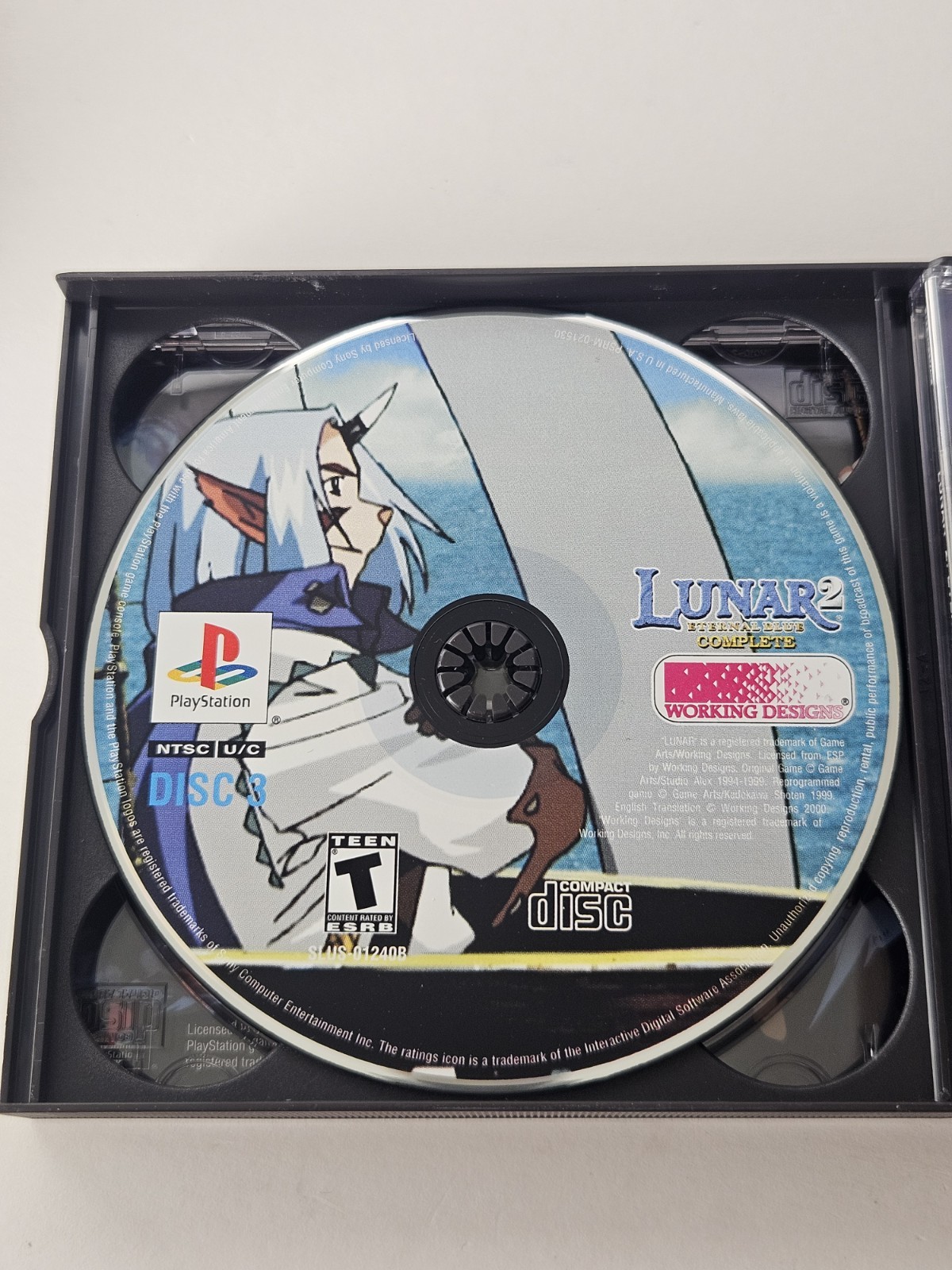 Lunar 2: Eternal Blue Complete (PlayStation 1, 2000) CIB Complete In Box