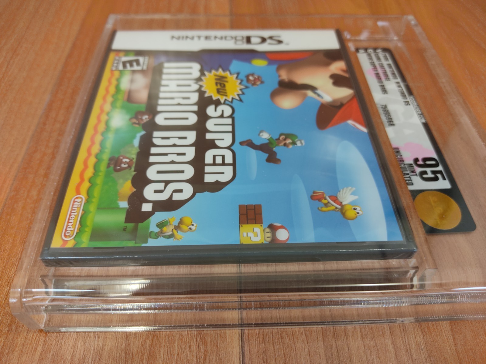 Factory Sealed Gem MINTY New VGA 95 Super Mario Bros. nintendo DS