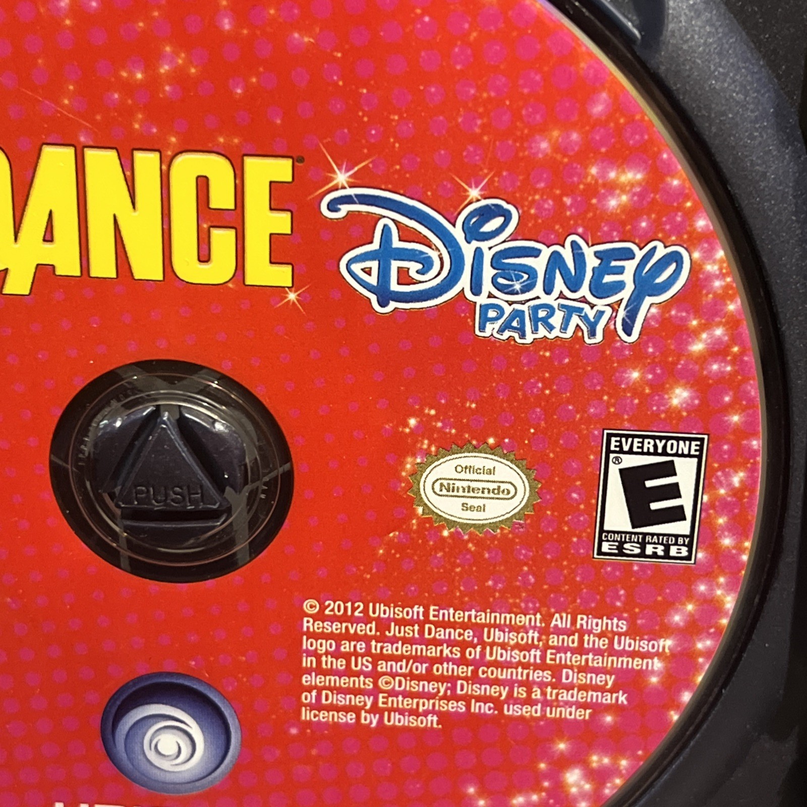 Just Dance: Disney Party (Nintendo Wii, 2012) DISC ONLY Tested Works Video Games