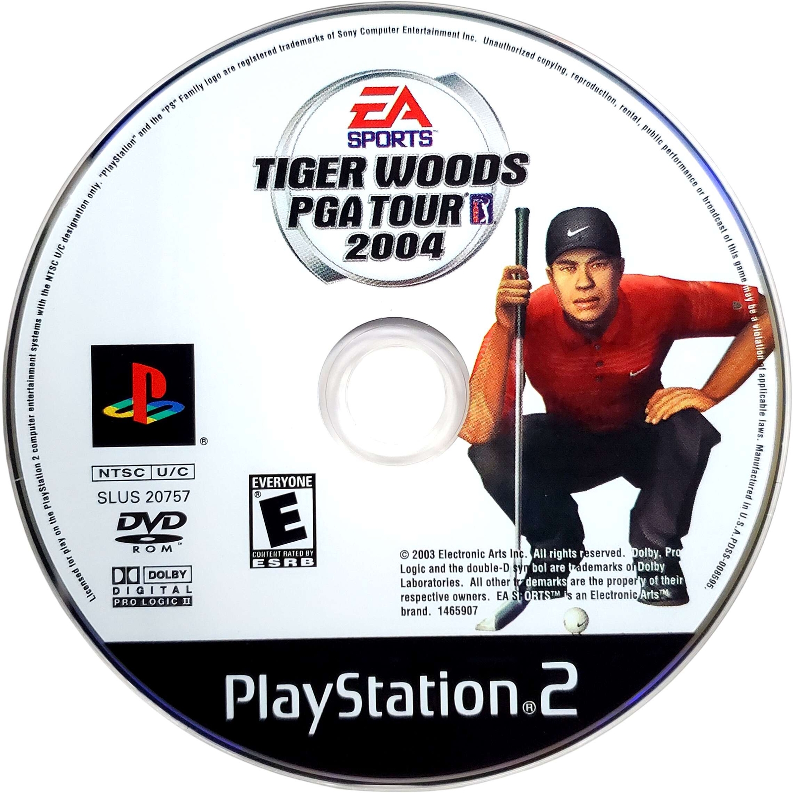 Tiger Woods 2004 – Sony Playstation 2 Pristine Tested Authentic