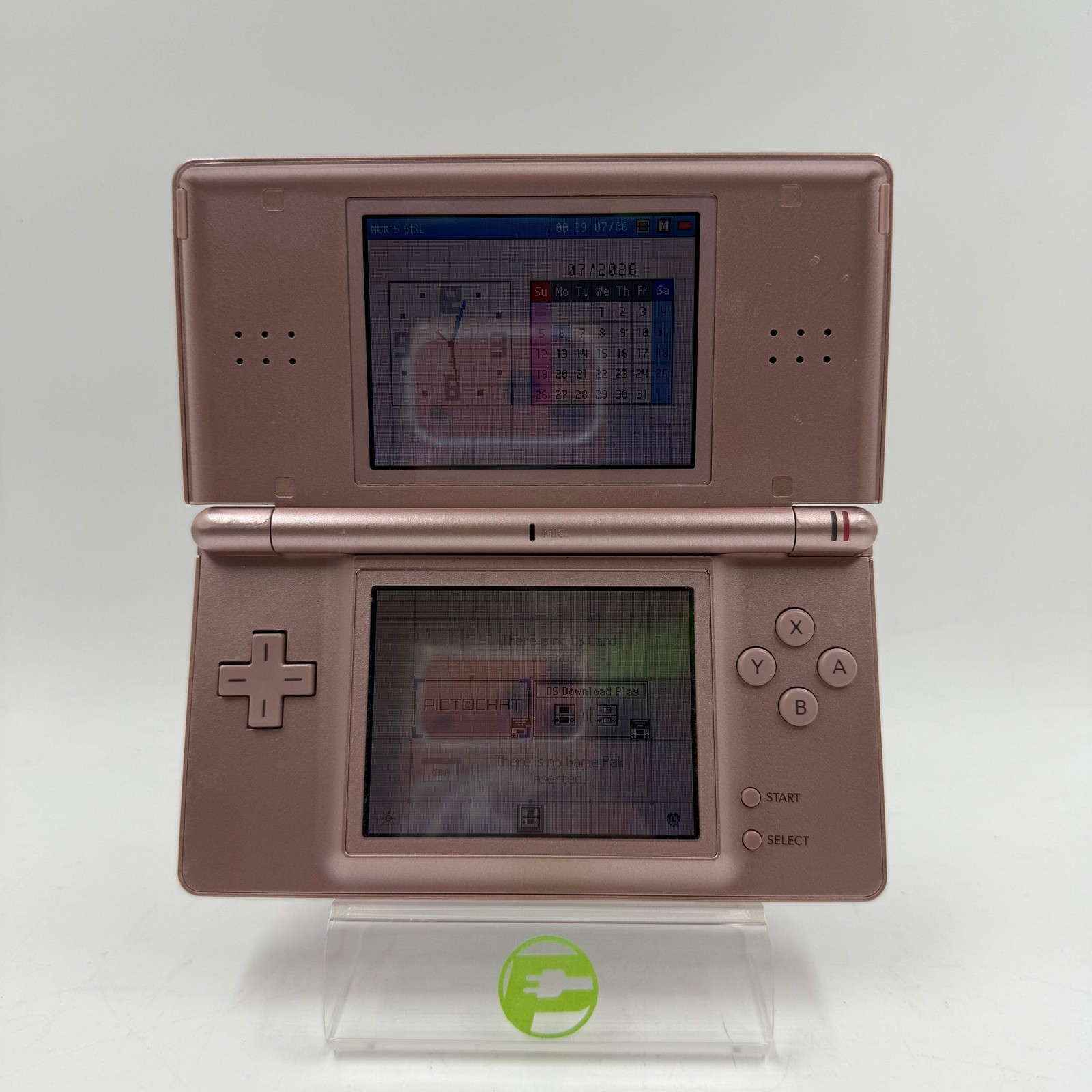 Nintendo DS Lite Handheld Game Console USG-USA-1 Pink