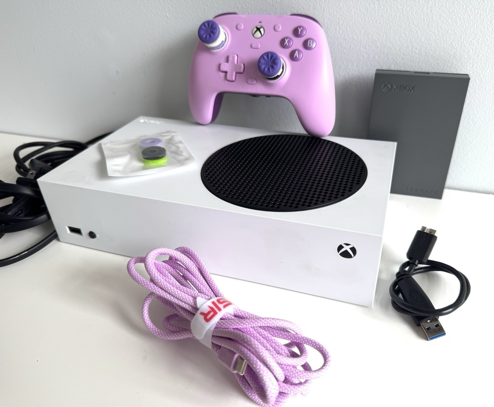 Microsoft Xbox Series S 512GB Game Console w/ Controller /2TB Seagate Game Drive