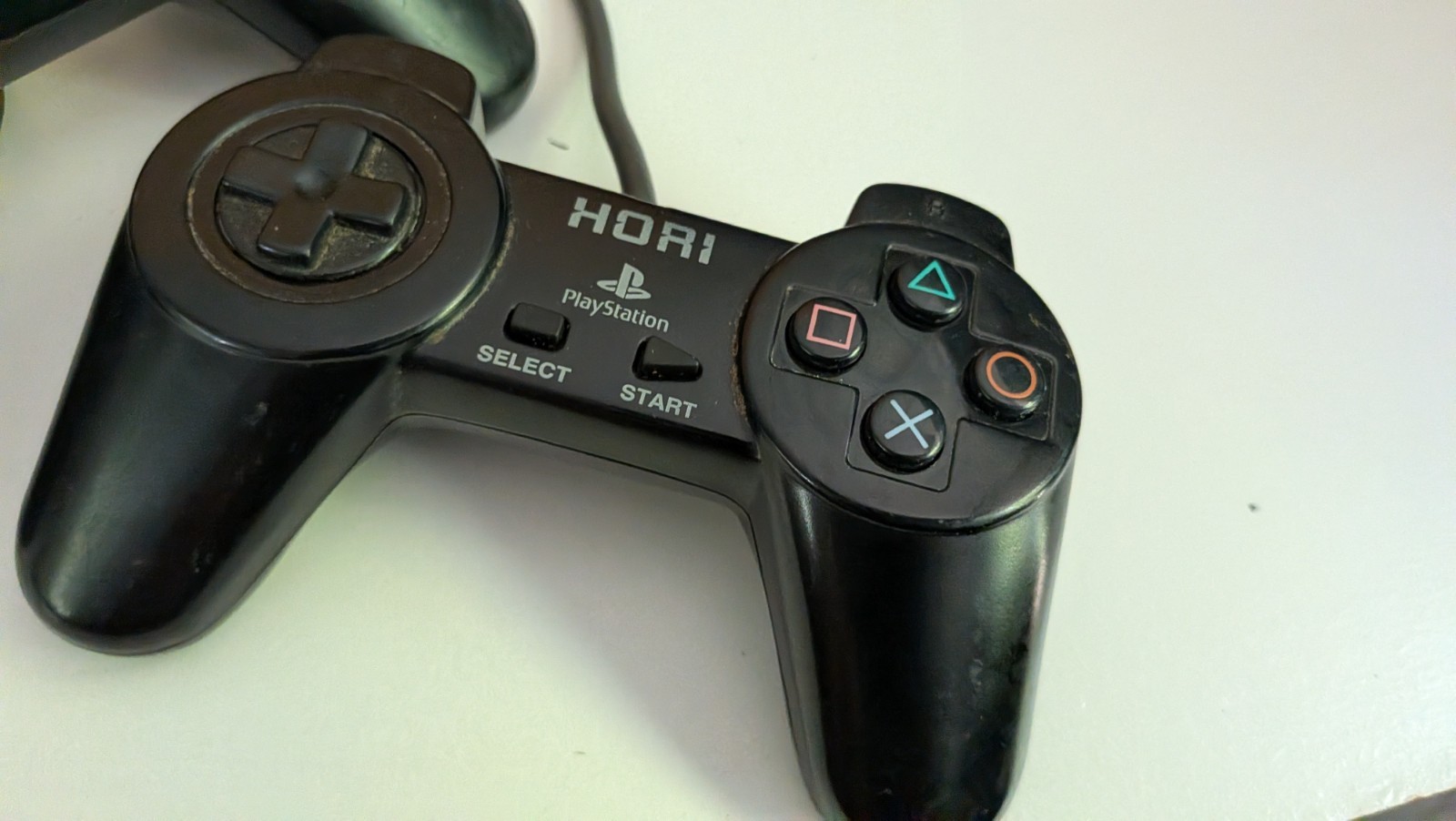 Hori Pad Controller 1996 Sony PlayStation PS1 SLPH-00030 – Lot Of 2 – Tested
