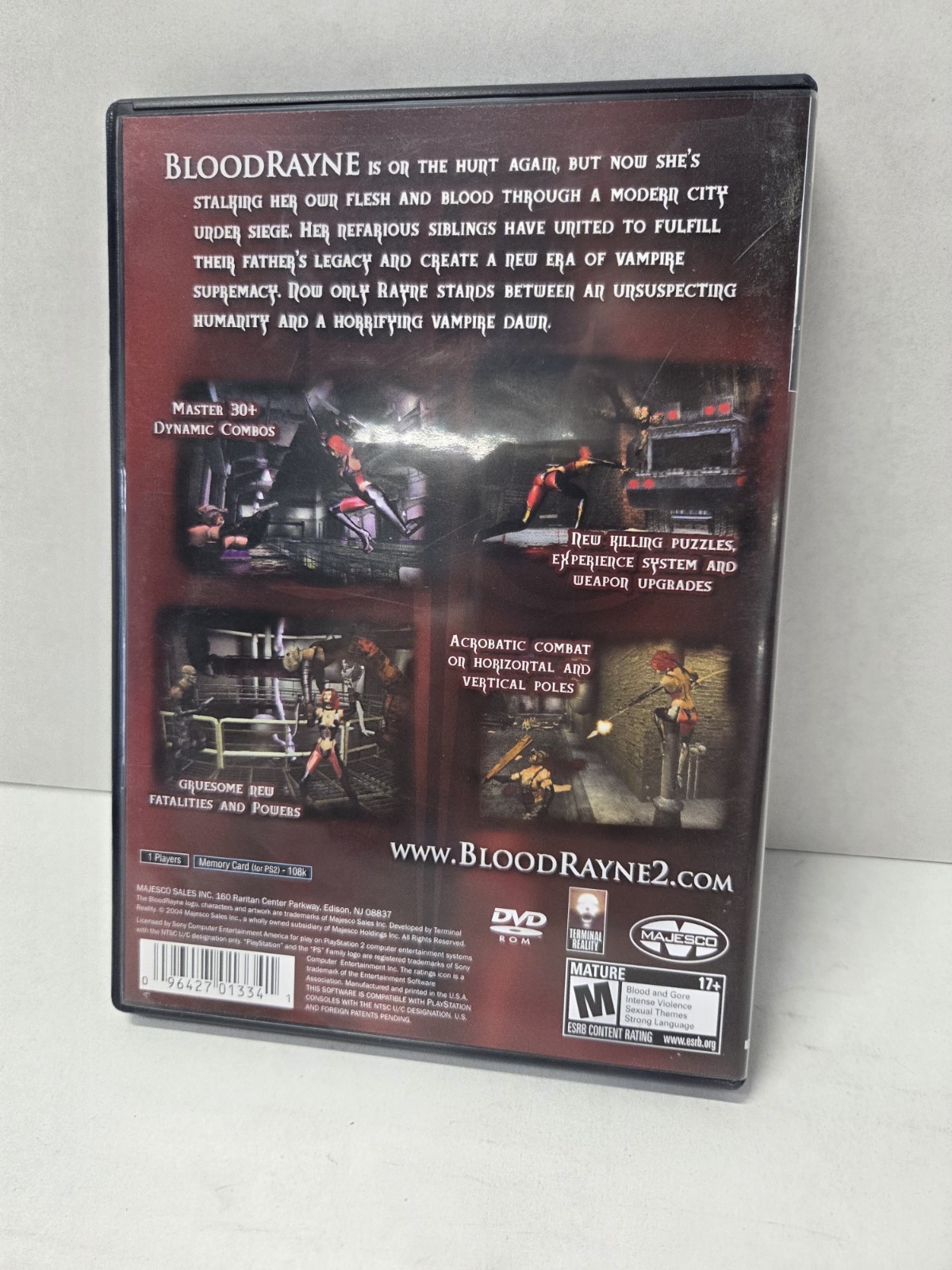 BloodRayne 2 PS2 PlayStation 2 CIB Complete Tested Working