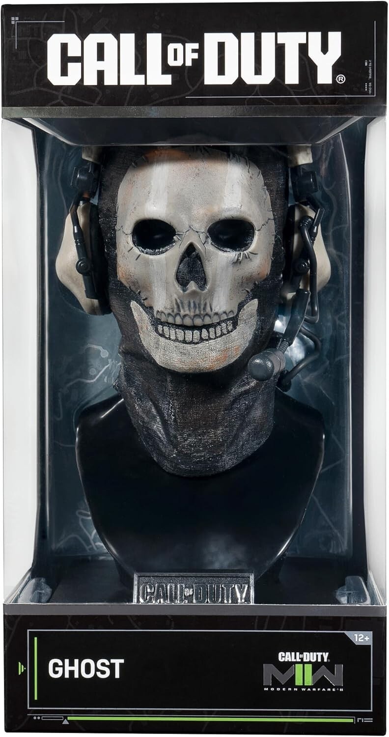 CALL OF DUTY LT. SIMON ” GHOST ” RILEY 8″ BUST STATUE 20th ANNIVERSARY EDITION