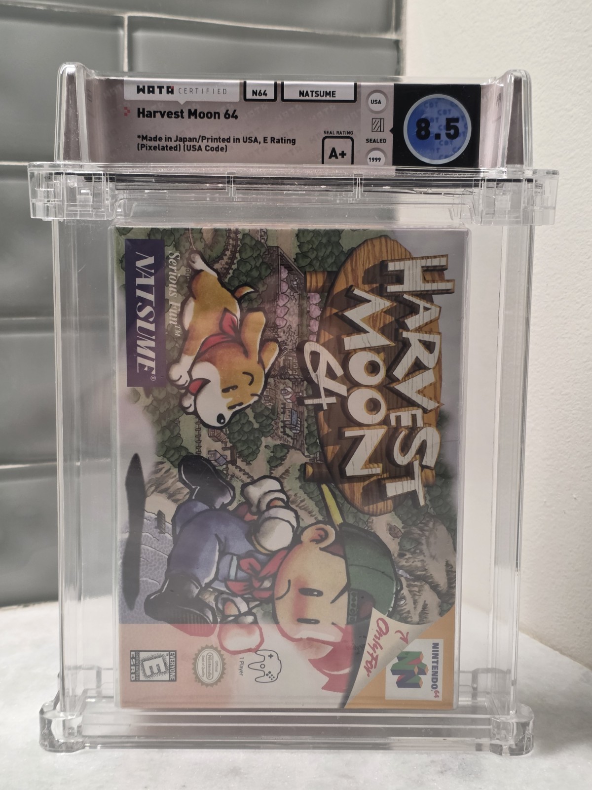 Harvest Moon 64 Nintendo 64 N64 Sealed New WATA 8.5 A+ Graded Natsume