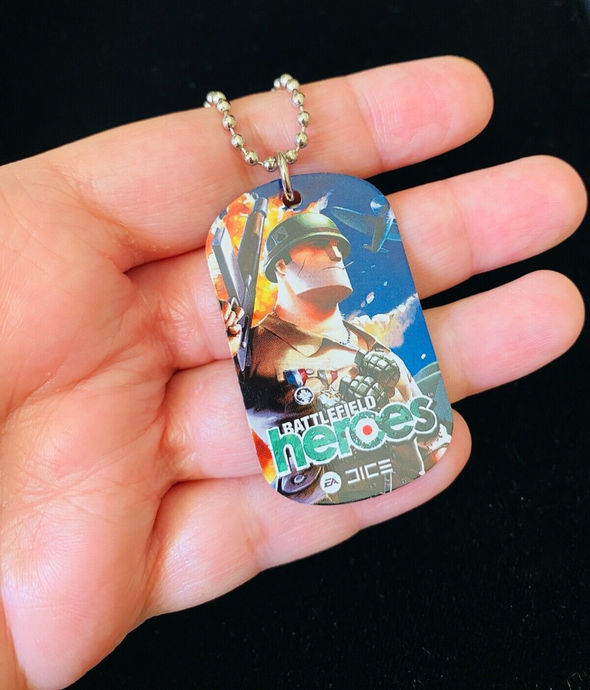 NIP BATTLEFIELD HEROES Dog Tag Necklace EA DICE NVIDIA