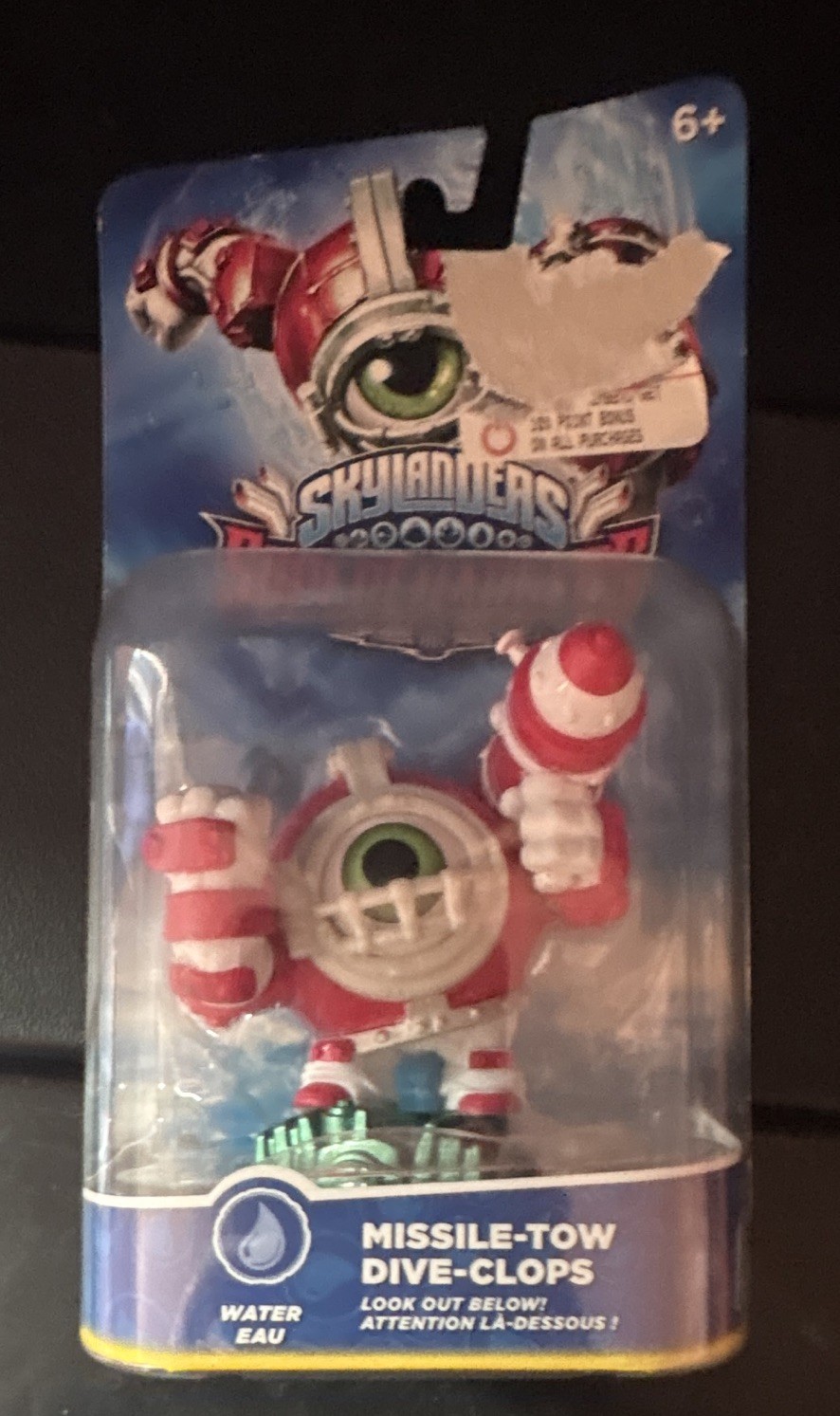 Activision Skylanders SuperChargers Missile-Tow Dive-Clops Water Figure 2015 NIB