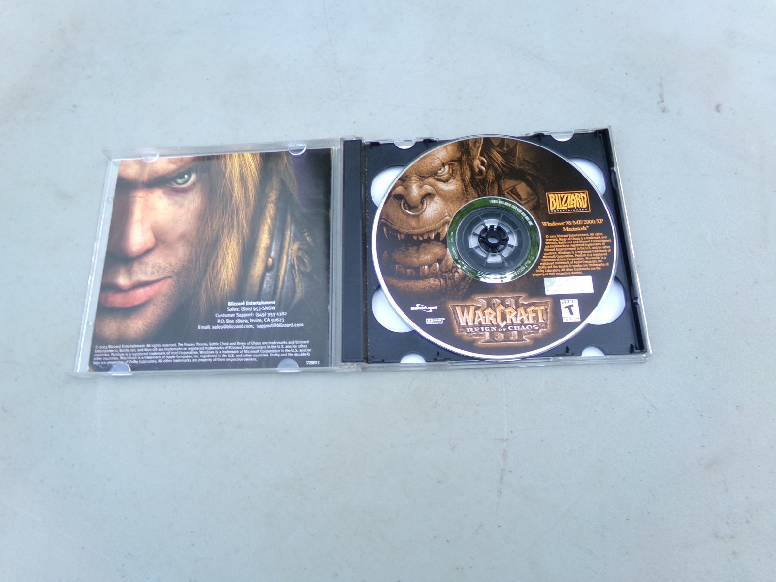 WarCraft III Battle Chest Reign of Chaos The Frozen Throne CD Rom