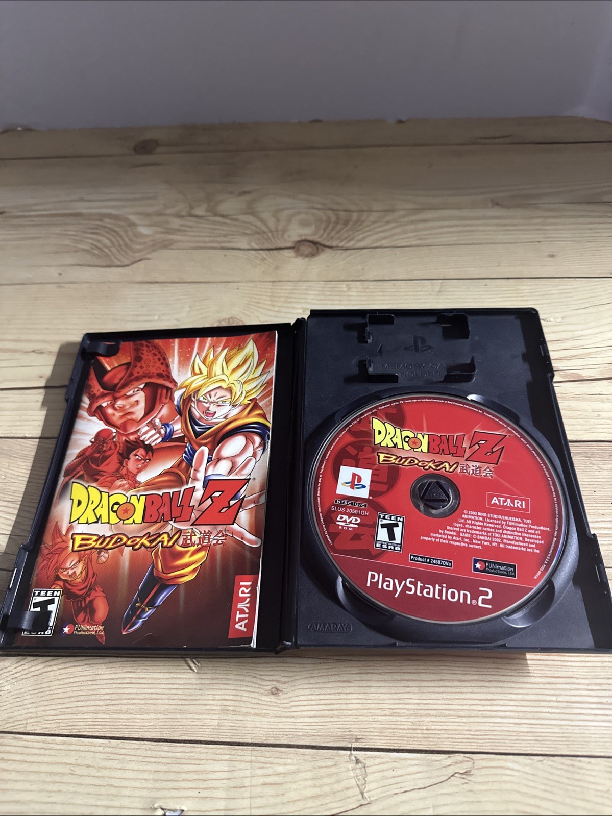 Dragon Ball Z: Budokai (Sony PlayStation 2, 2002) Greatest Hits PS2 *CIB Tested*