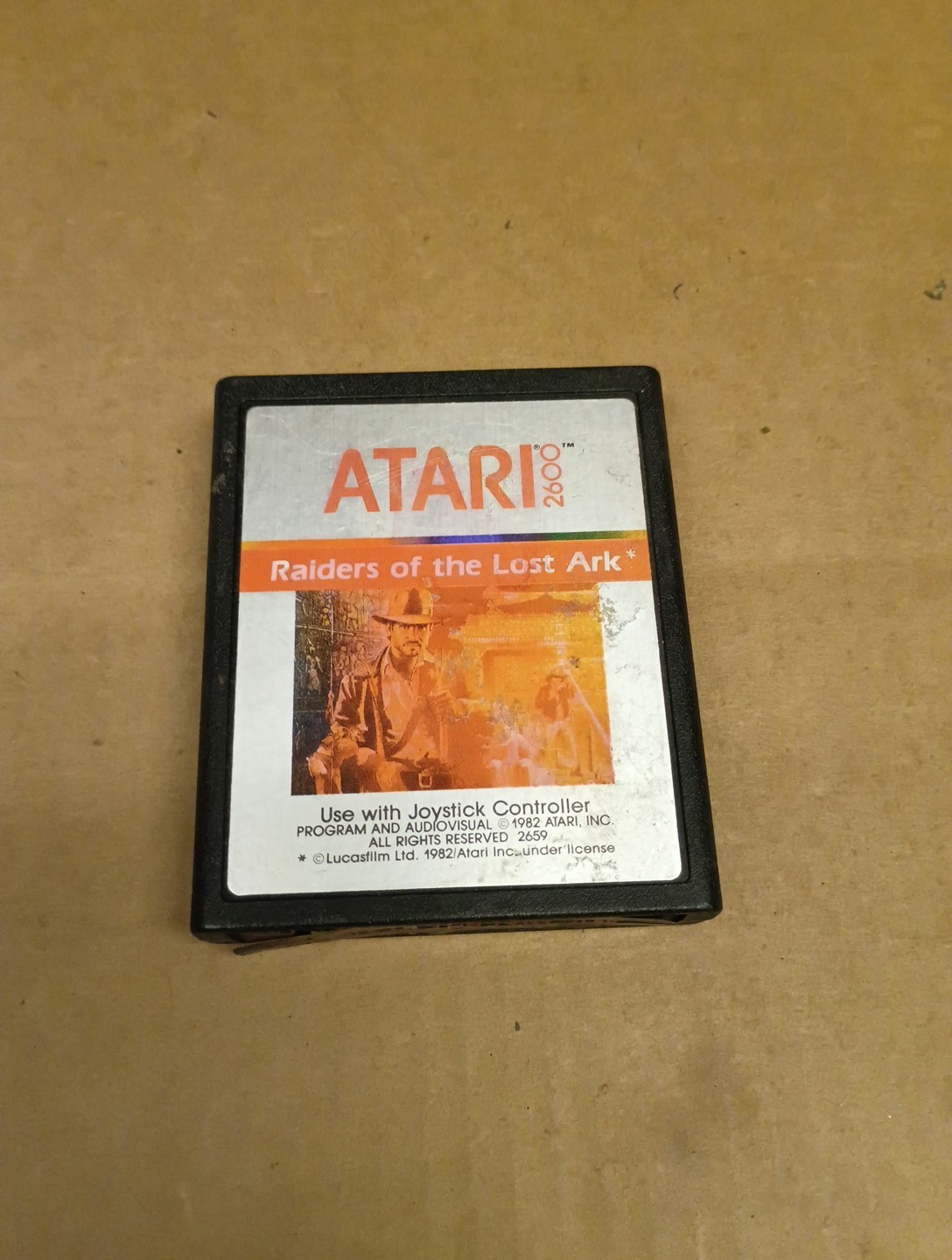 Atari Raiders of The Lost Ark 1982 Indiana Jones Video Game 2600 Tested Works