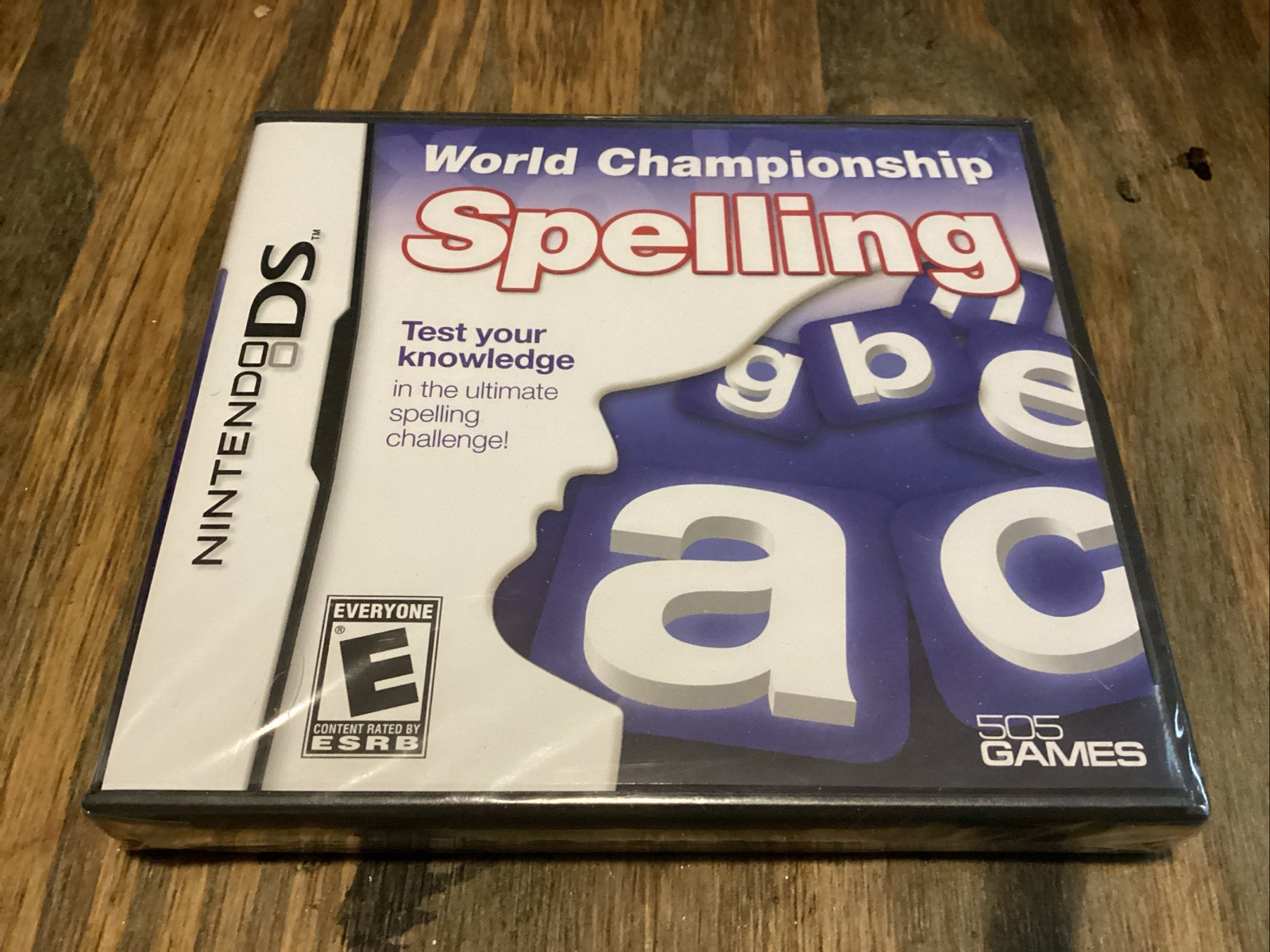 World Championship Spelling NDS Brand New Factory Sealed US Version Nintendo Ds