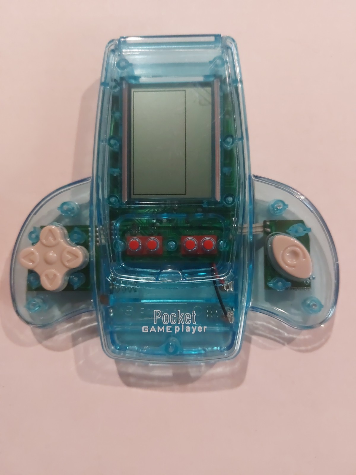 Portable BLUE Pocket Hand Held Electronic Video Game Player 11 Games