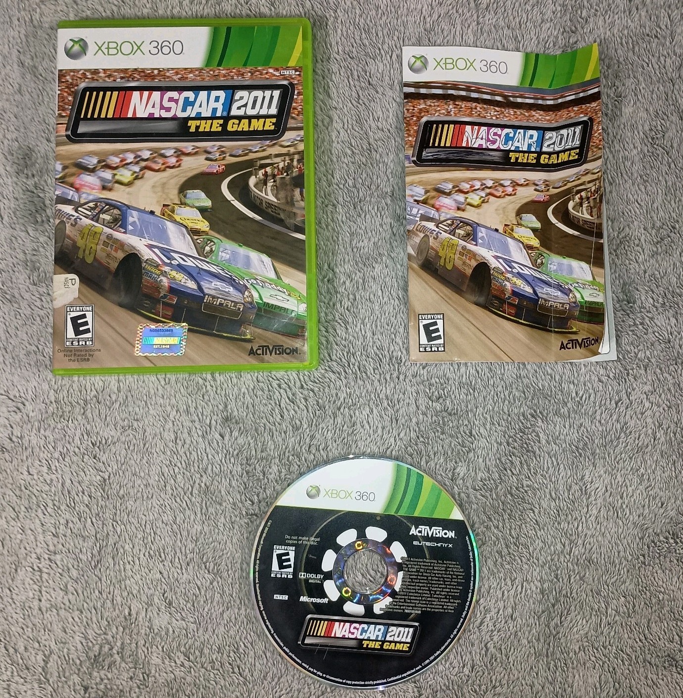 NASCAR The Game 2011 Xbox 360 – Complete In Box W/ Manual CIB Tested Video Game