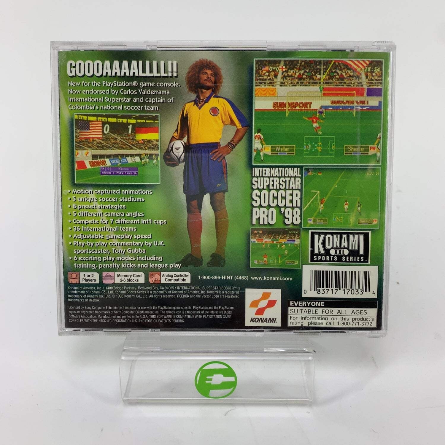 International Superstar Soccer Pro ’98 (Playstation, 1998)