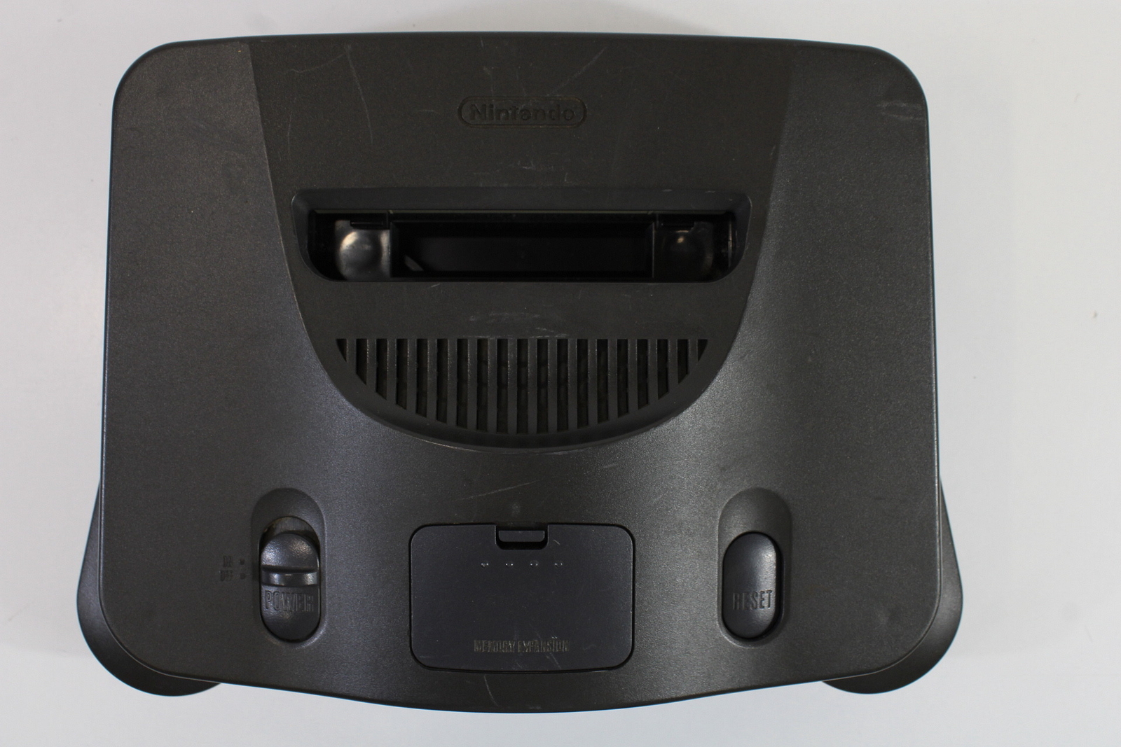 Nintendo 64 N64 Black Charcoal Gray Console Used OEM Replacement Shell Japan #14