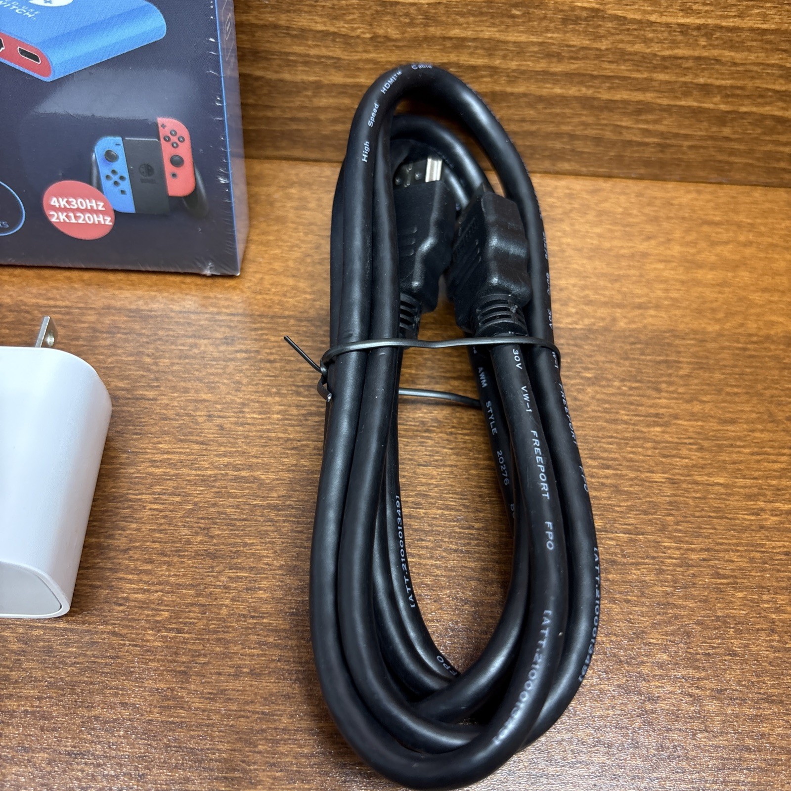 Nintendo Switch TV Adapter : All Wires & Plug Included To Connect Switch To TV
