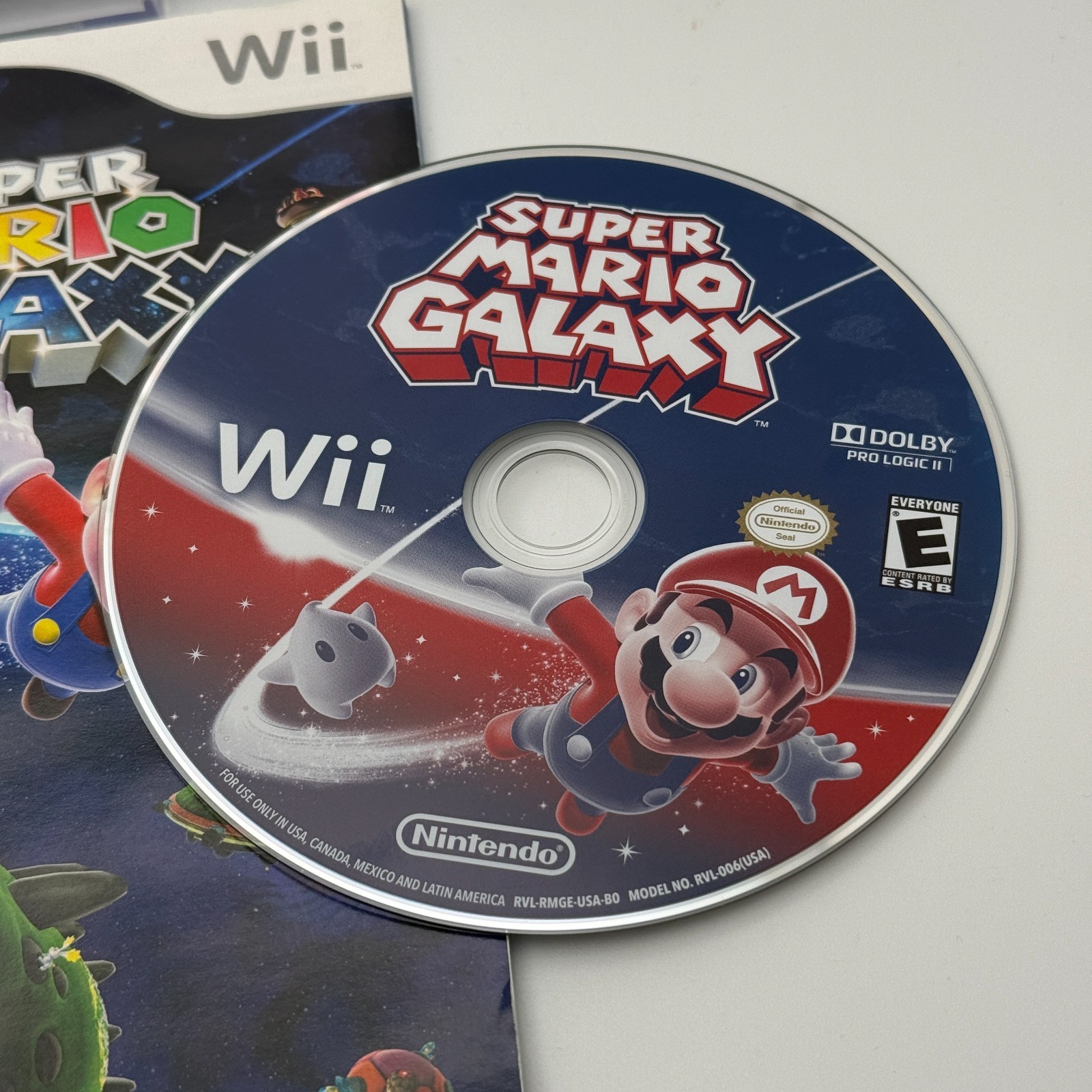 Super Mario Galaxy (Nintendo Selects Wii, 2011) CIB Complete Tested