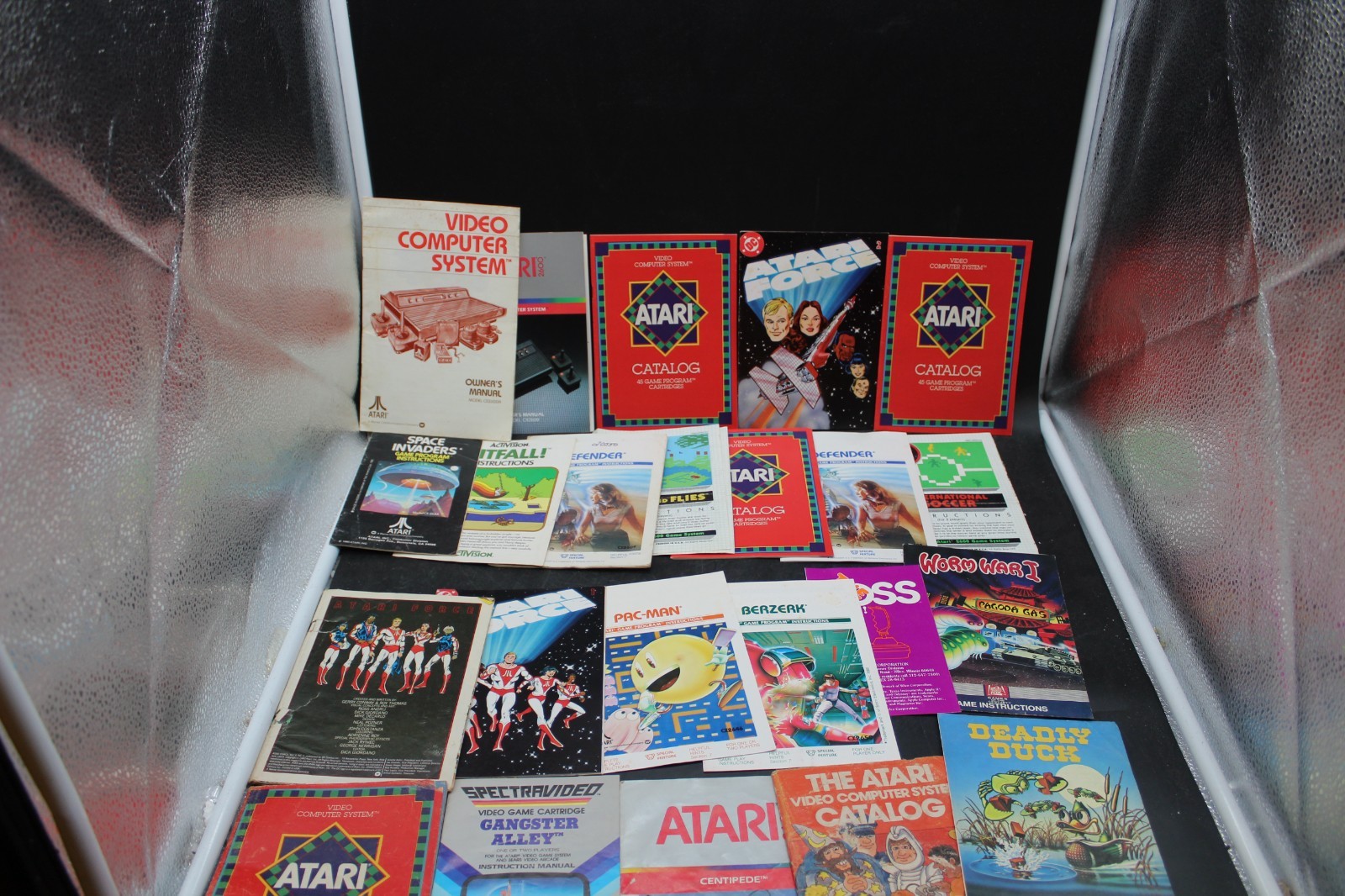 Lot Of 23 Atari Game Manual/Instruction Books ETC See pics for titles