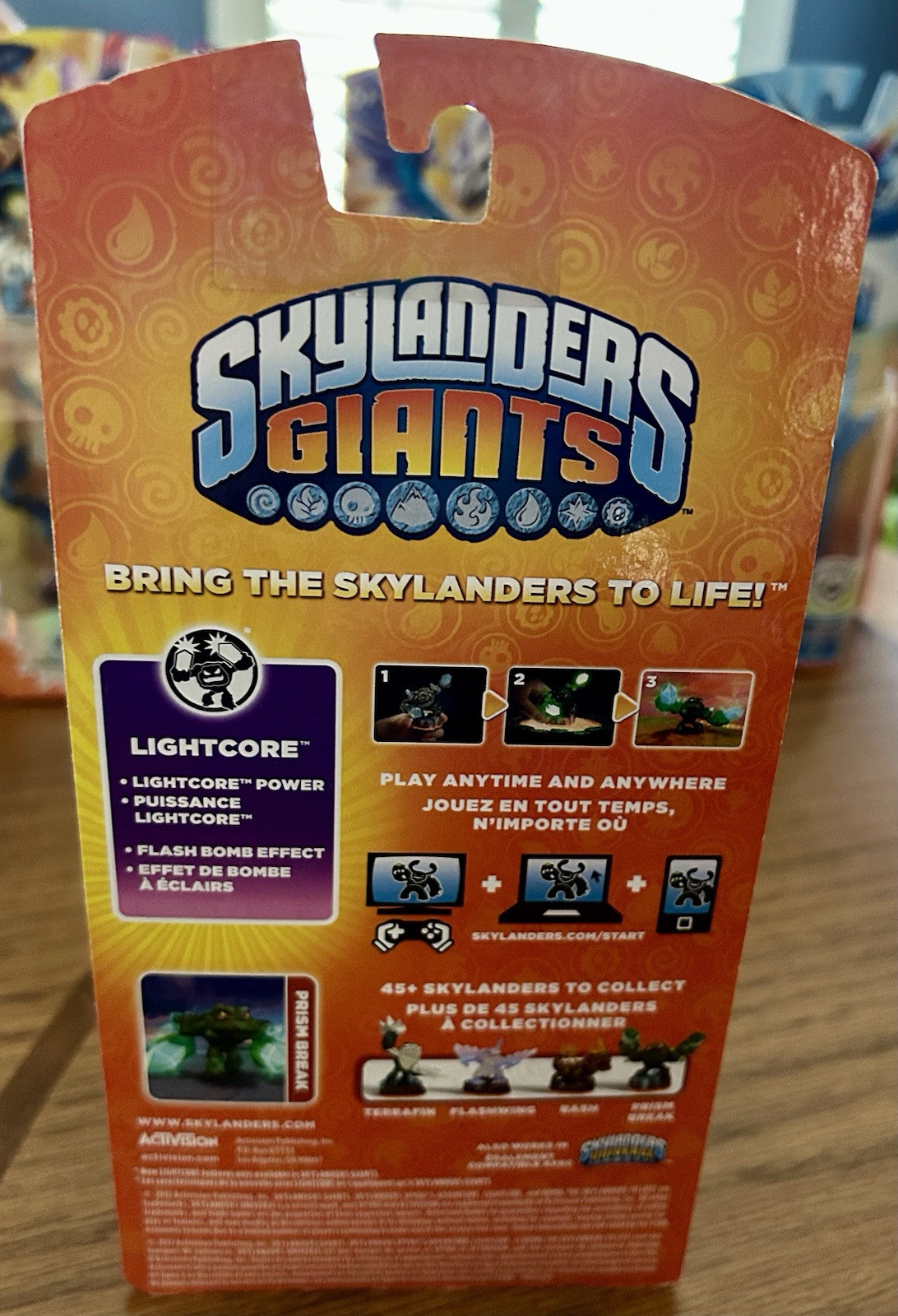 Skylanders Giants Lightcore Prism Break NEW UNOPENED- See PICTURES LIGHTS UP