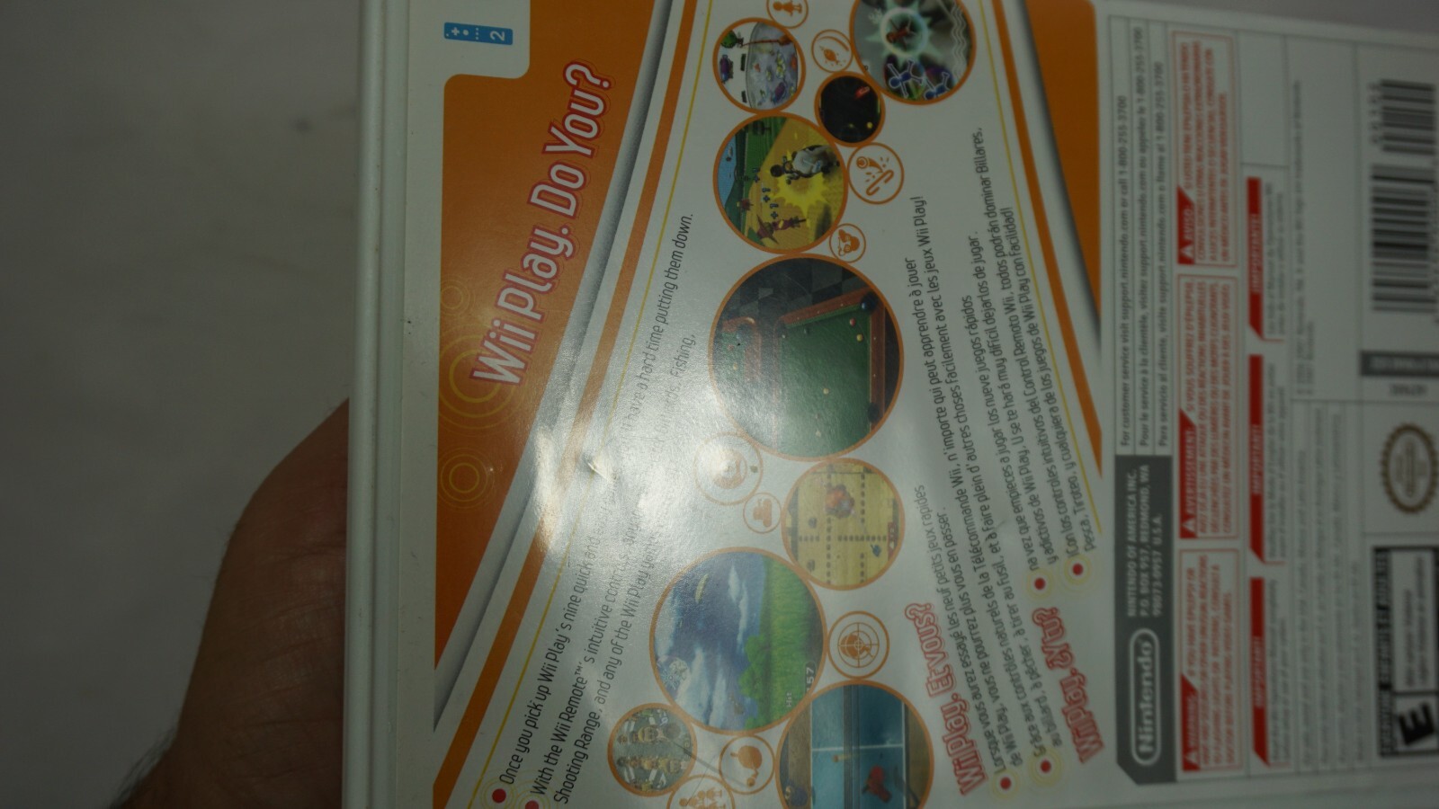 Wii Play Game Complete CIB Nintendo Wii 2007 Complete with Reg Card & Manual M