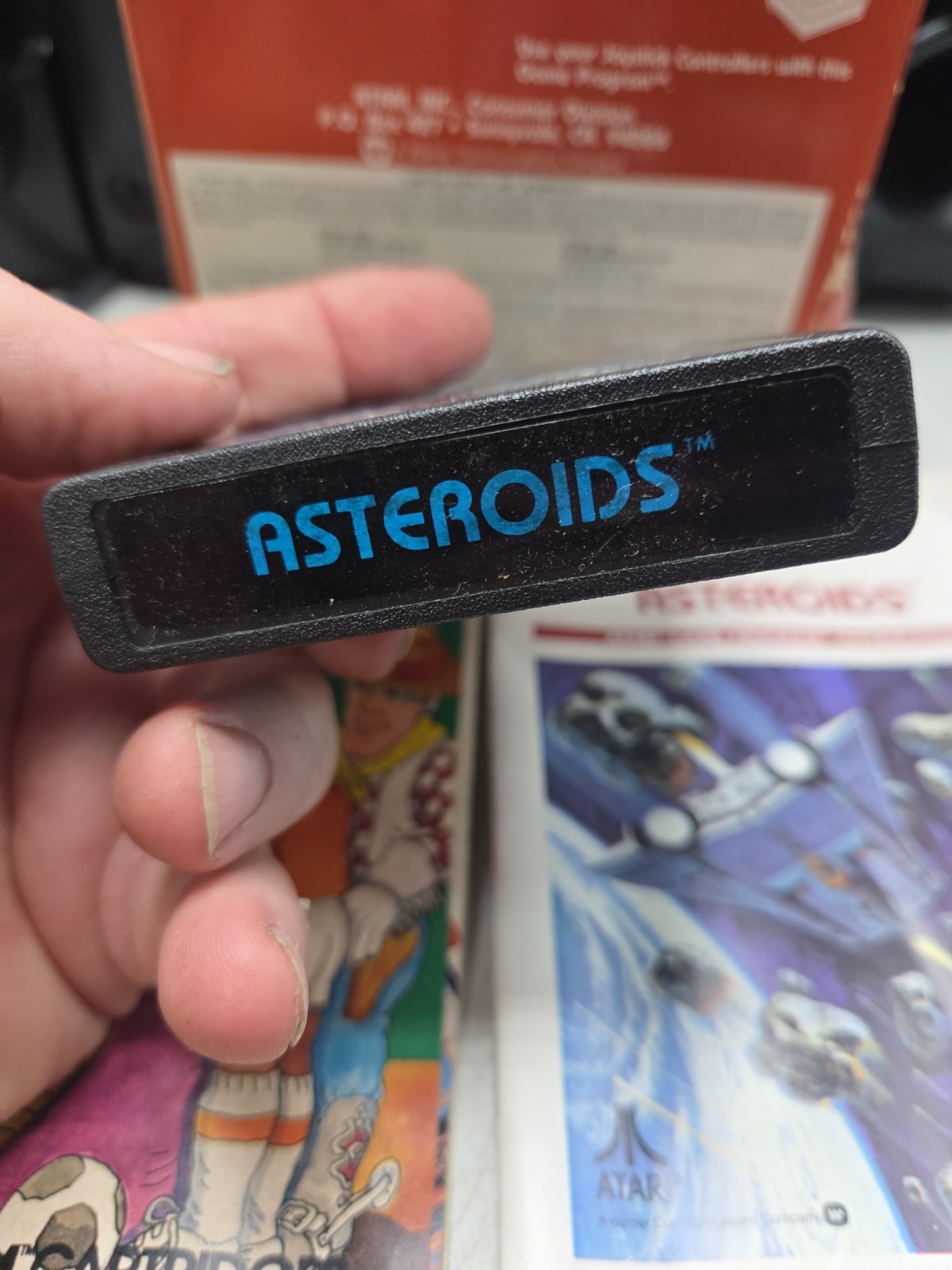 Asteroids Atari 2600 Video Game Cartridge 1981 CIB Complete with Box & Manual