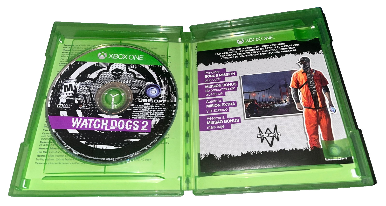 Watch Dogs 2 – Microsoft Xbox One *USED*