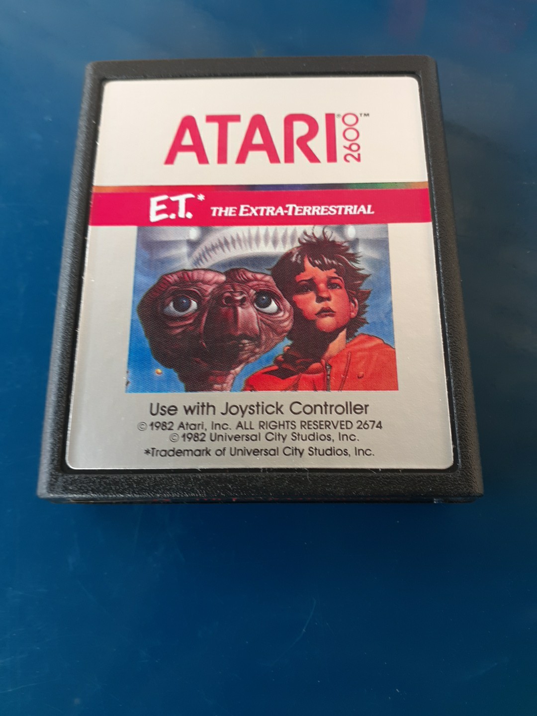 E.T. The Extra-Terrestrial Atari 2600 1982 Vintage in Box W/Manual & Tips