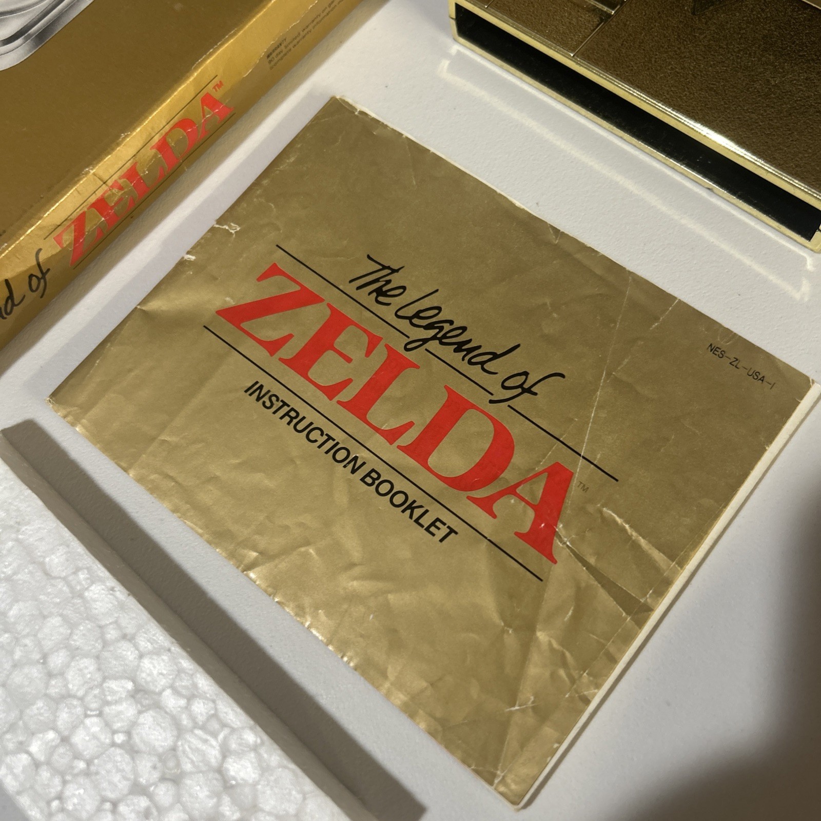 The Legend Of Zelda Nintendo NES CIB (NO MAP) Tested Works