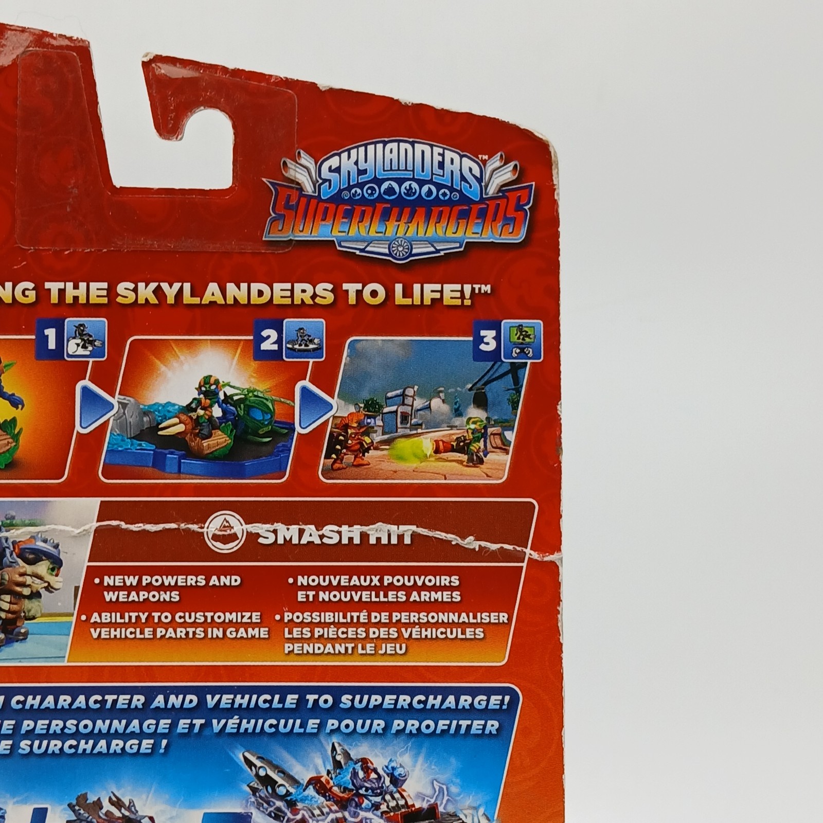 Skylanders SuperChargers Smash Hit Earth Figure Sealed NOS Heavy Shelf Damage