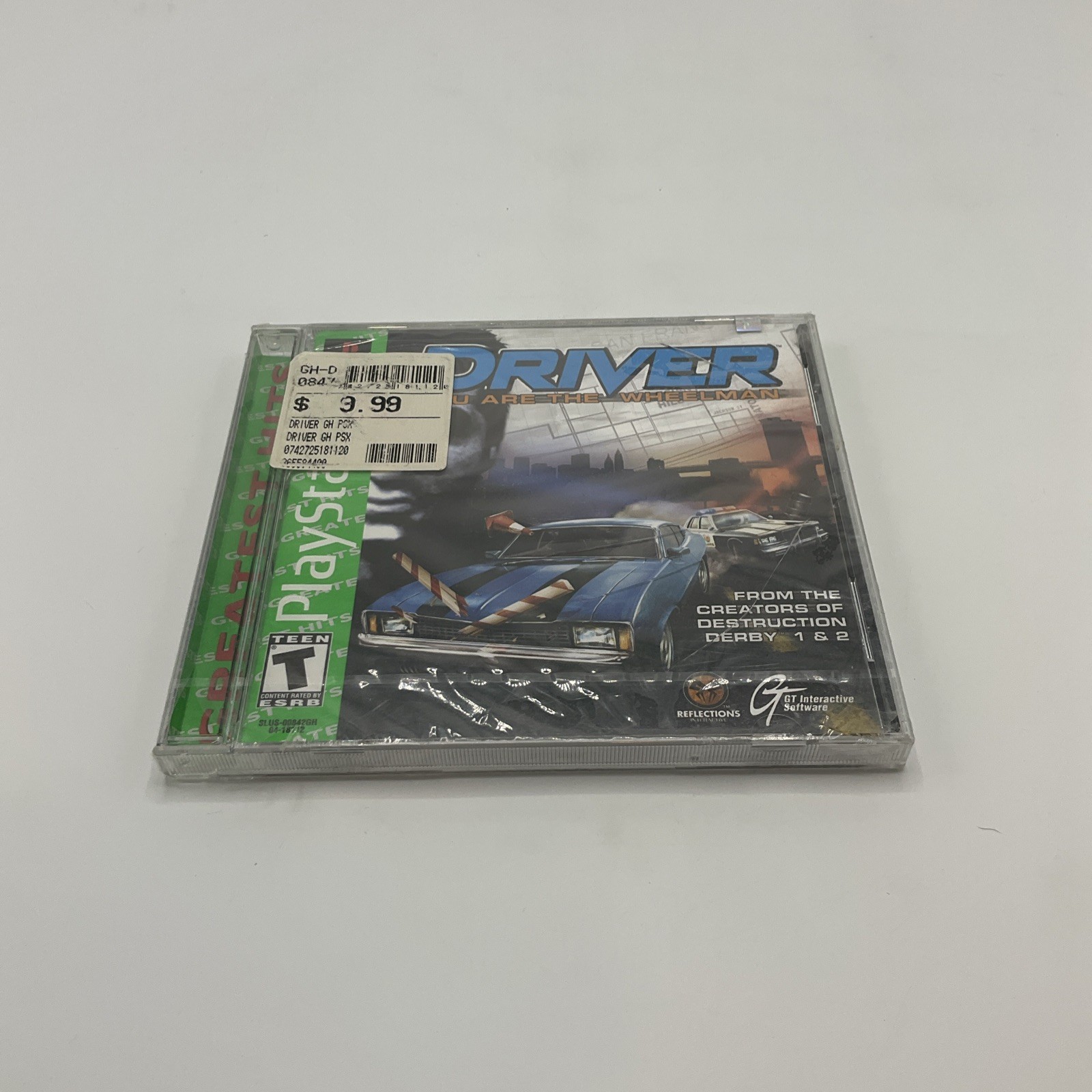 Driver (Sony PlayStation 1, 1999) Greatest Hits New Sealed Unopened