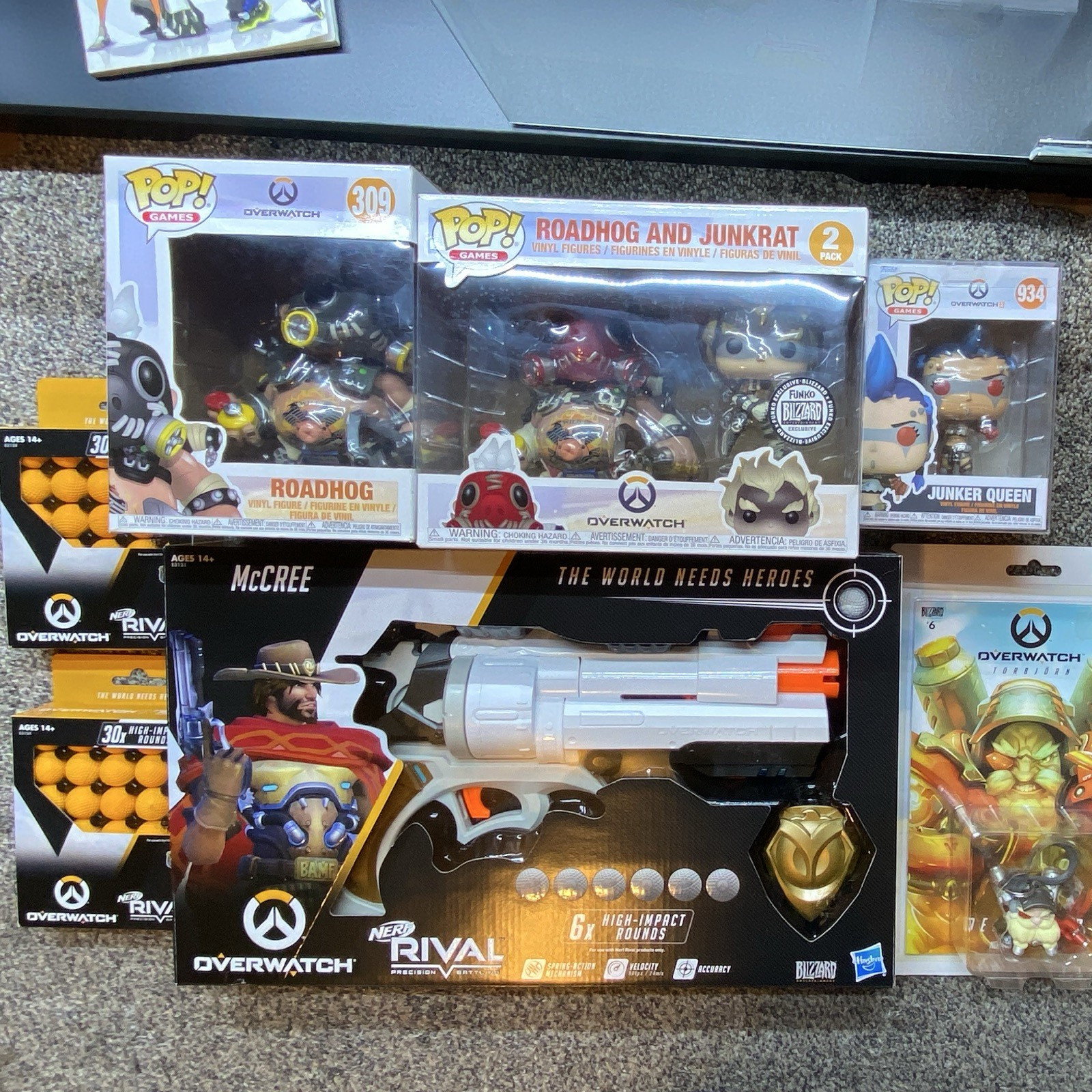 Overwatch collection Funko pops/collectibles