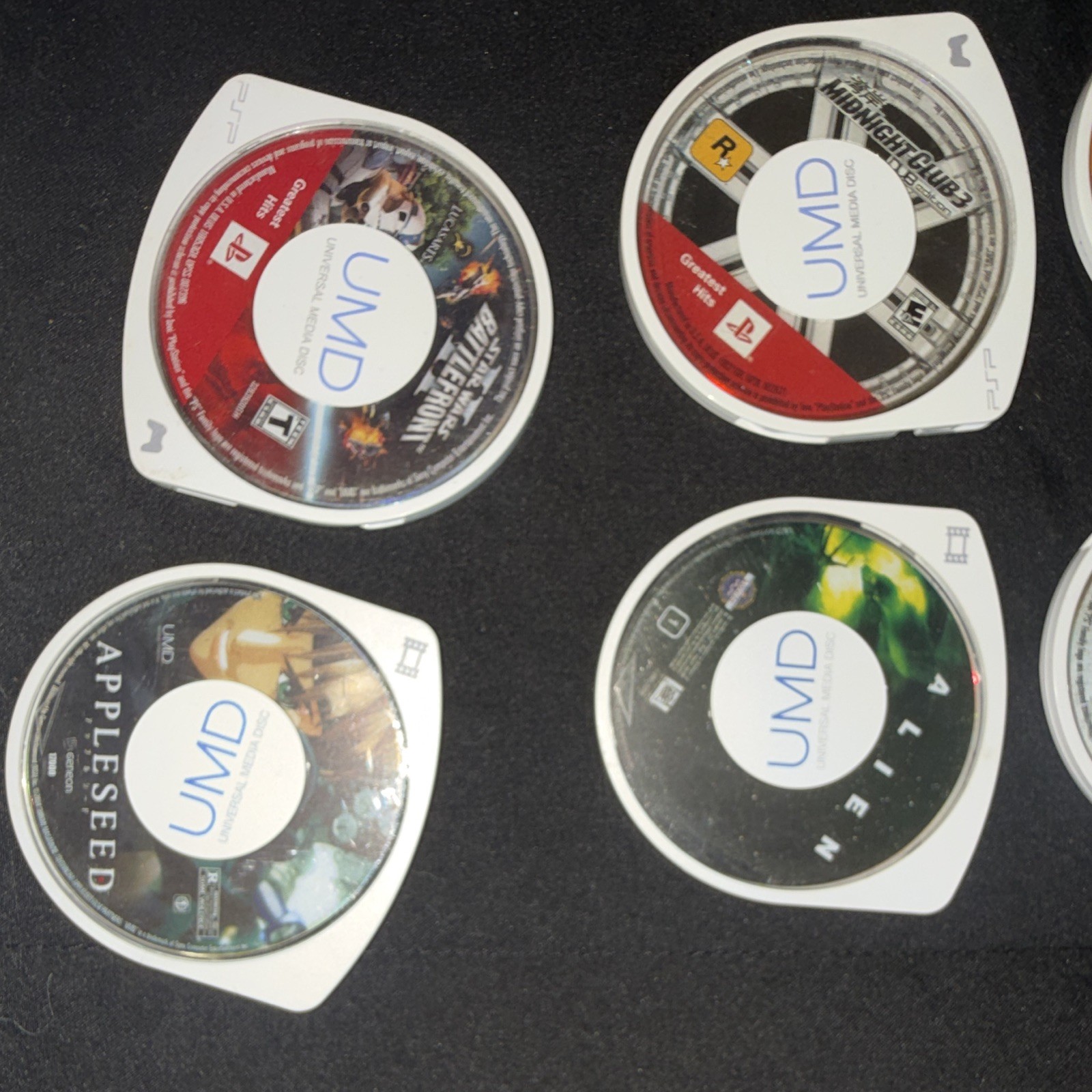 Sony PSP Handheld Console Bundle w/ Carrying Case & Assorted UMD Game Discs 19
