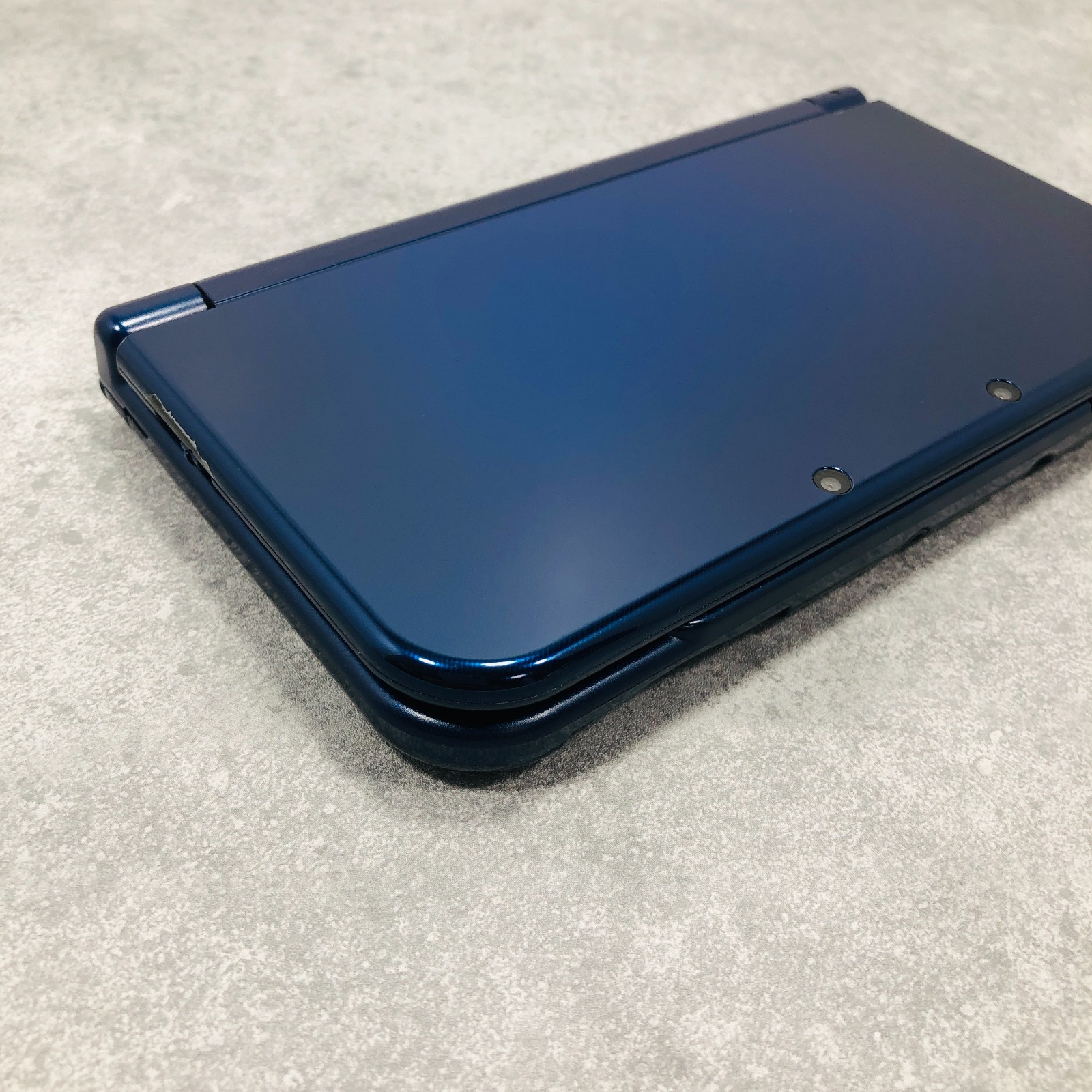 [EX+5] New Nintendo 3DS LL XL Metallic Blue console Japan Tested NTSC-J 06-109