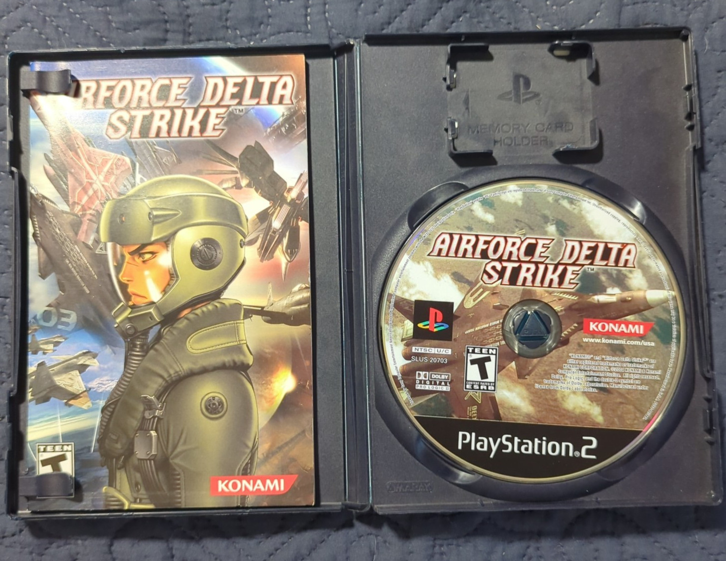 AirForce Delta Strike (Sony PlayStation 2, 2004) PS2 Complete