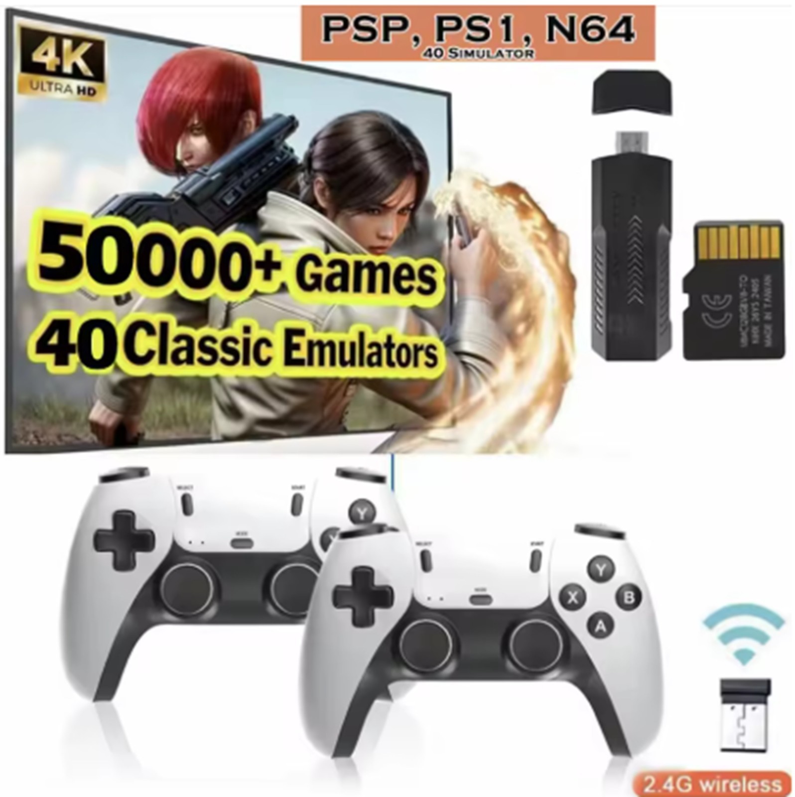 Brand New Retro Gaming Console – 50,000 Built-In Classic Games