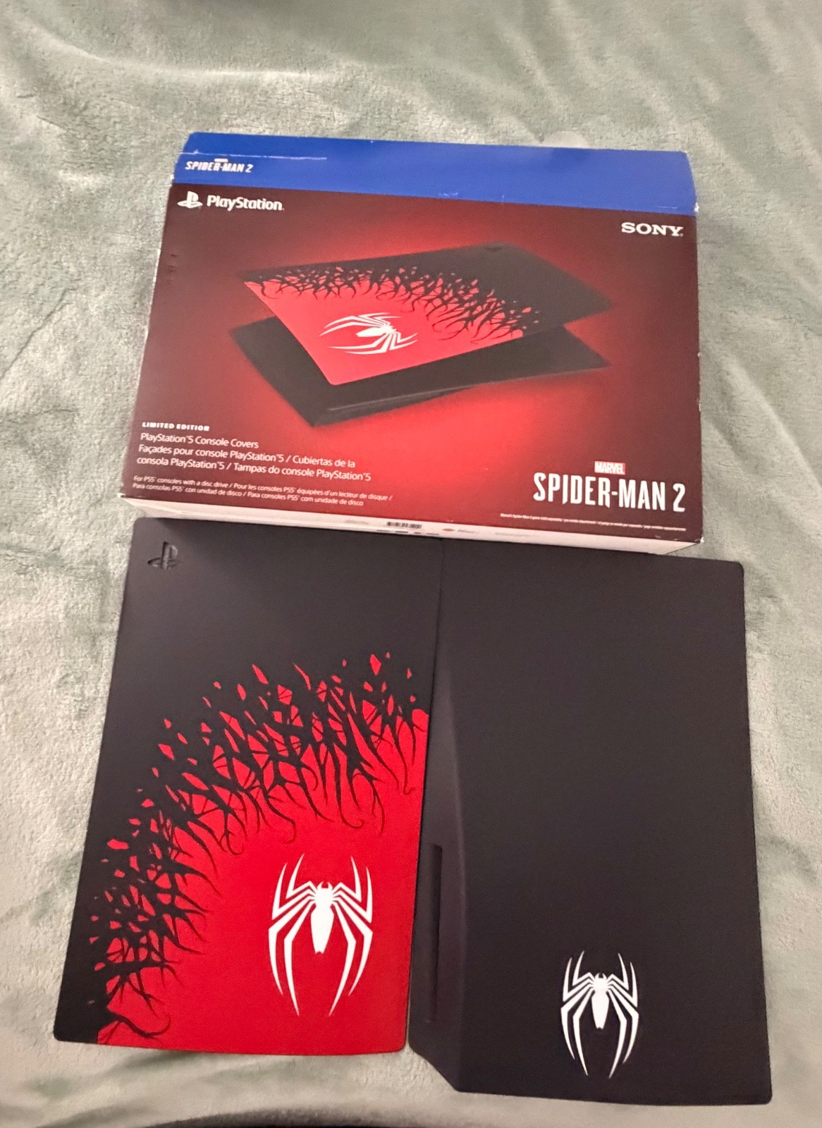 ⁠ORIGINAL PlayStation 5 Spider-Man 2 Disc Faceplates *COVERS ONLY*