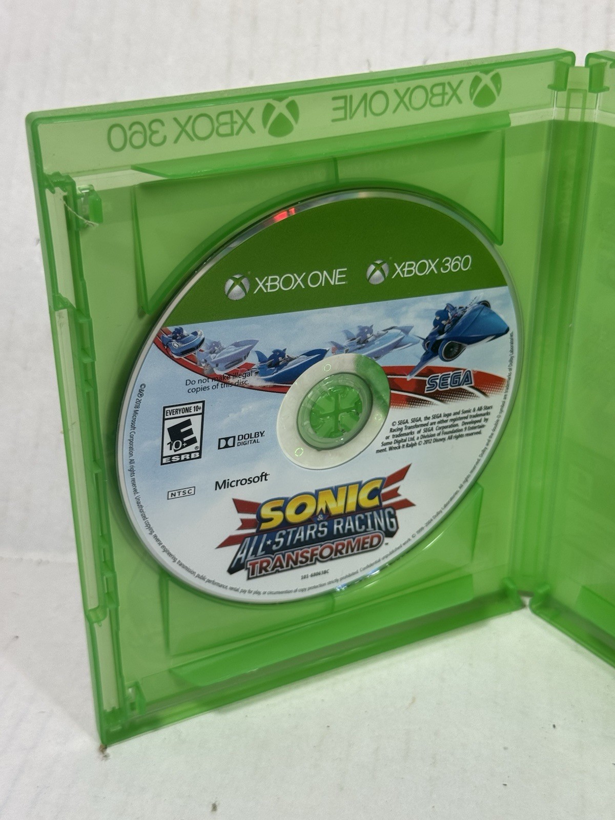 Sonic All Stars Racing Transformed Xbox 360 Tested Bonus Edition No Manual