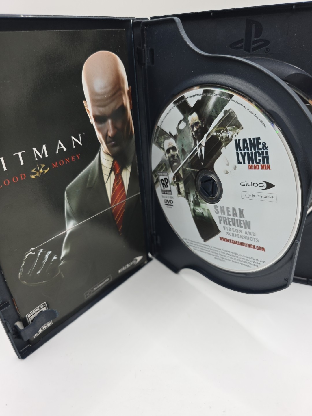 Hitman: Blood Money (PS2, 2006) NTSC/U/C damage To Back Inlay See Photos