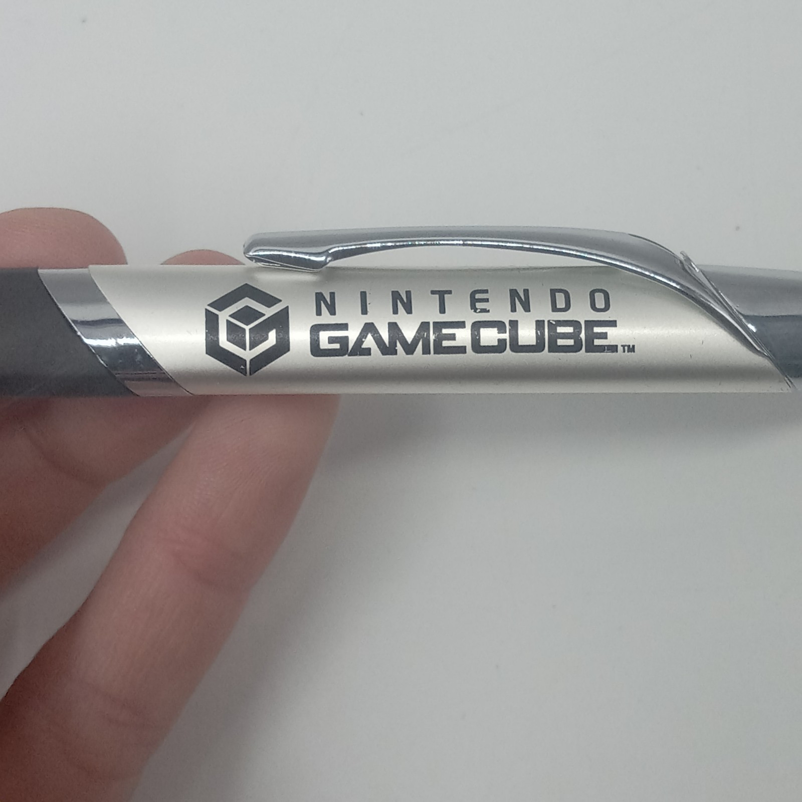 Nintendo Gamecube Promotional Pen Promo Silver & Black Rare