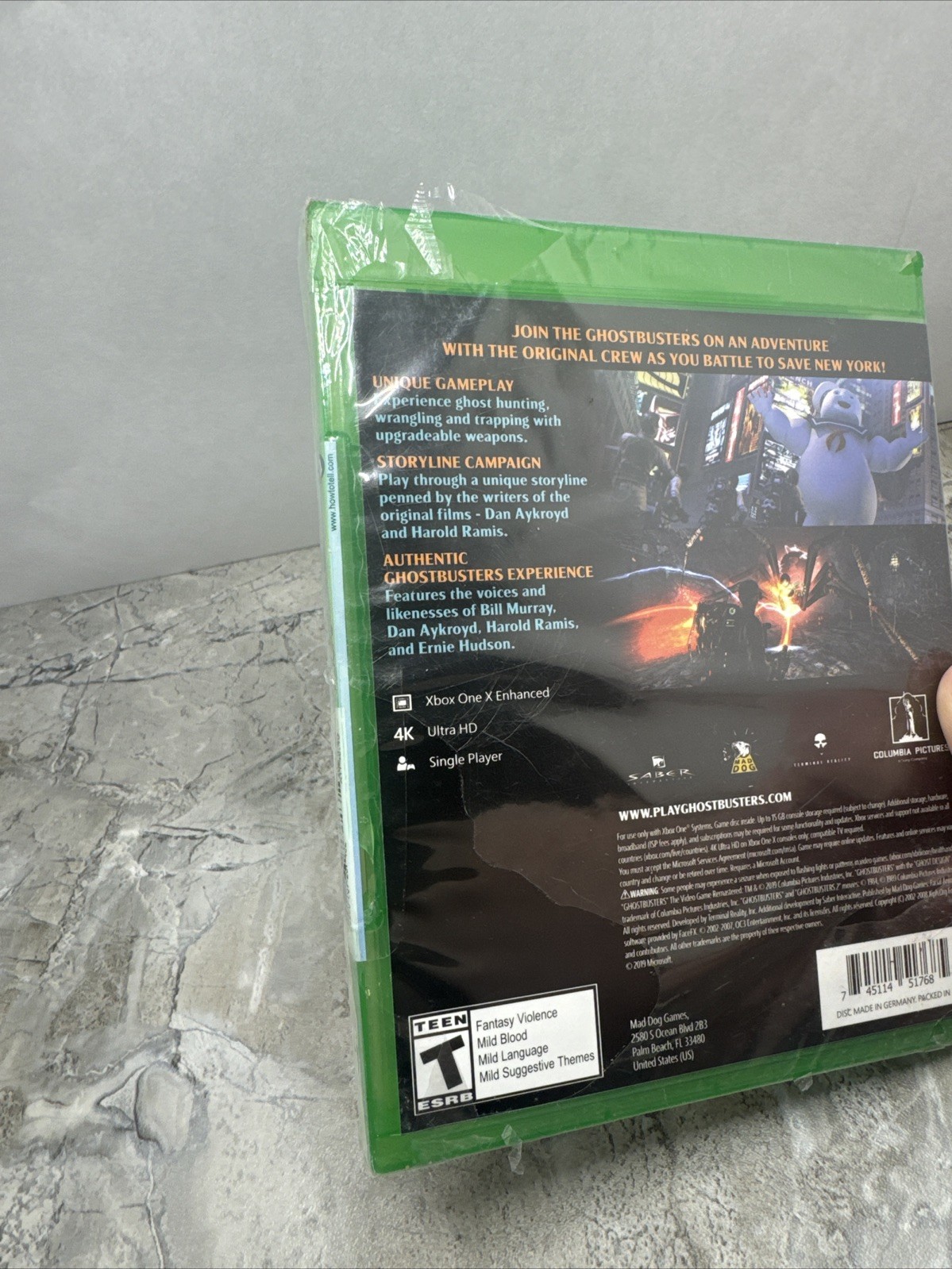 GHOSTBUSTERS THE VIDEO GAME REMASTERED XBOX ONE US EDITION NEW SEALED